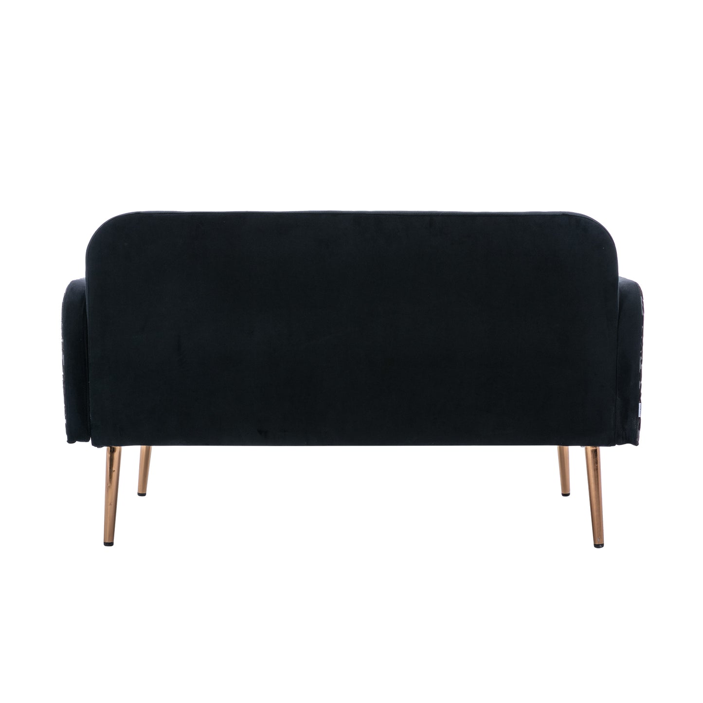 Velvet  Sofa , Accent sofa .loveseat sofa with metal feet