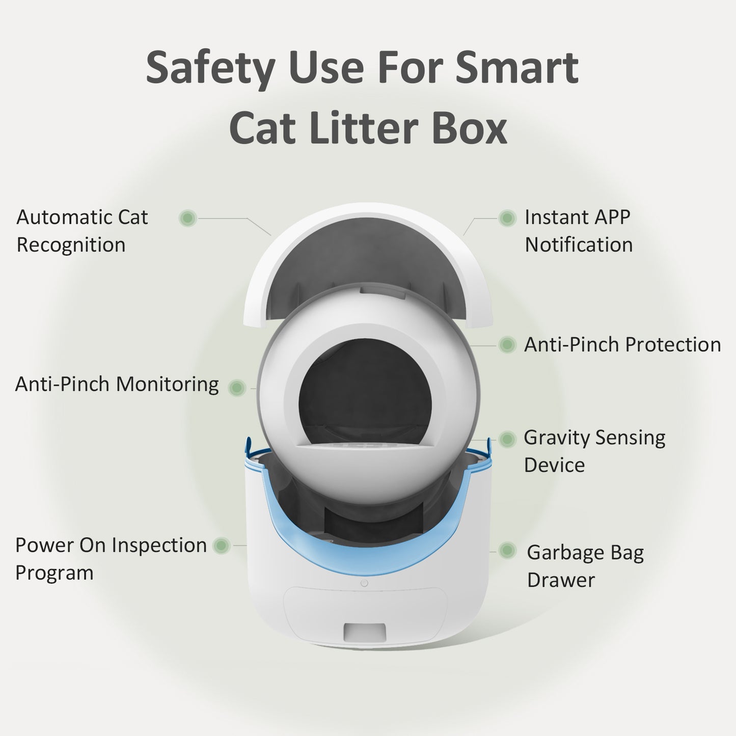 Self Cleaning Cat Litter Box, Automatic Cat Litter Box for Cat