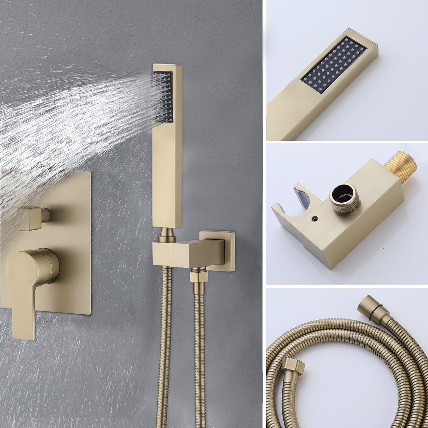 Luxurious 12-inch Shower System with Handheld Shower Head