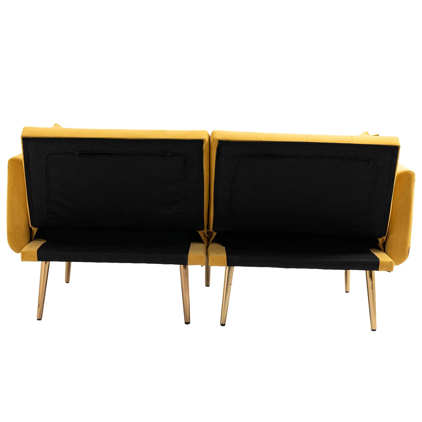 Velvet  Sofa , Accent sofa .loveseat sofa with metal  feet