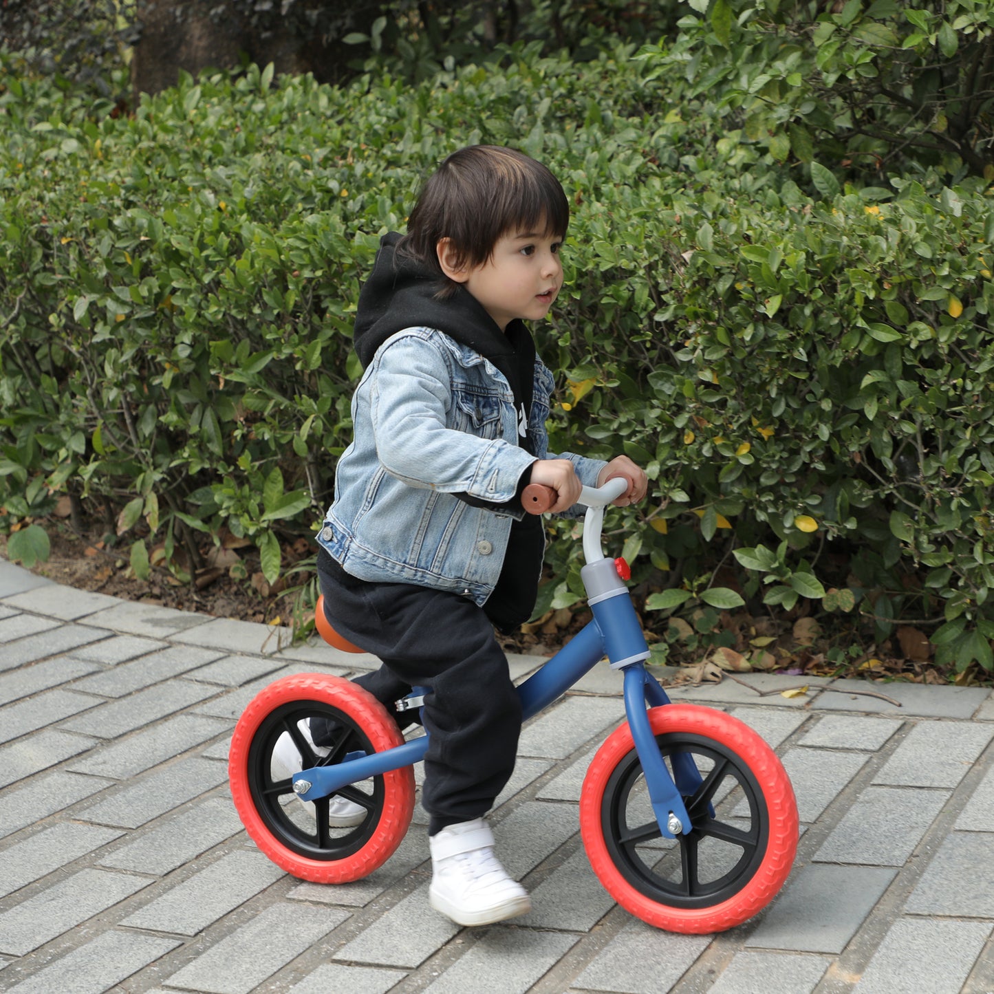 11-inch Adjustable Height Kids Balance Bike with Professional Tyres for 2-6 Year Olds