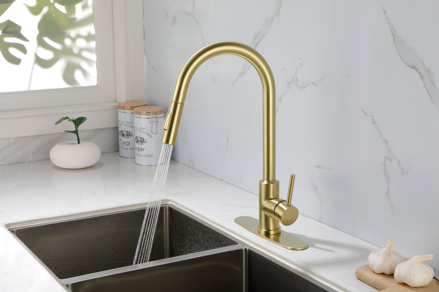 Kitchen Faucet with Pull Down Sprayer