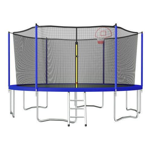 15FT trampoline blue