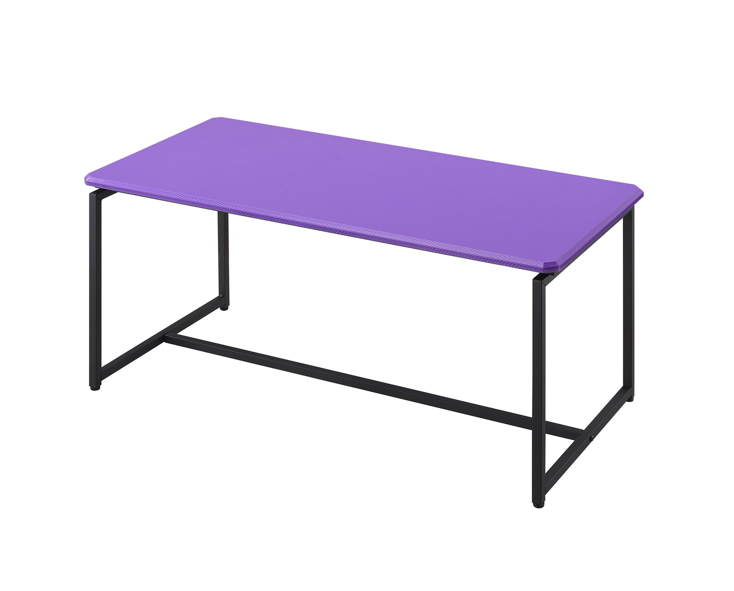 Violet Carbon Fiber Coffee Table and End Table Set with Unique Design