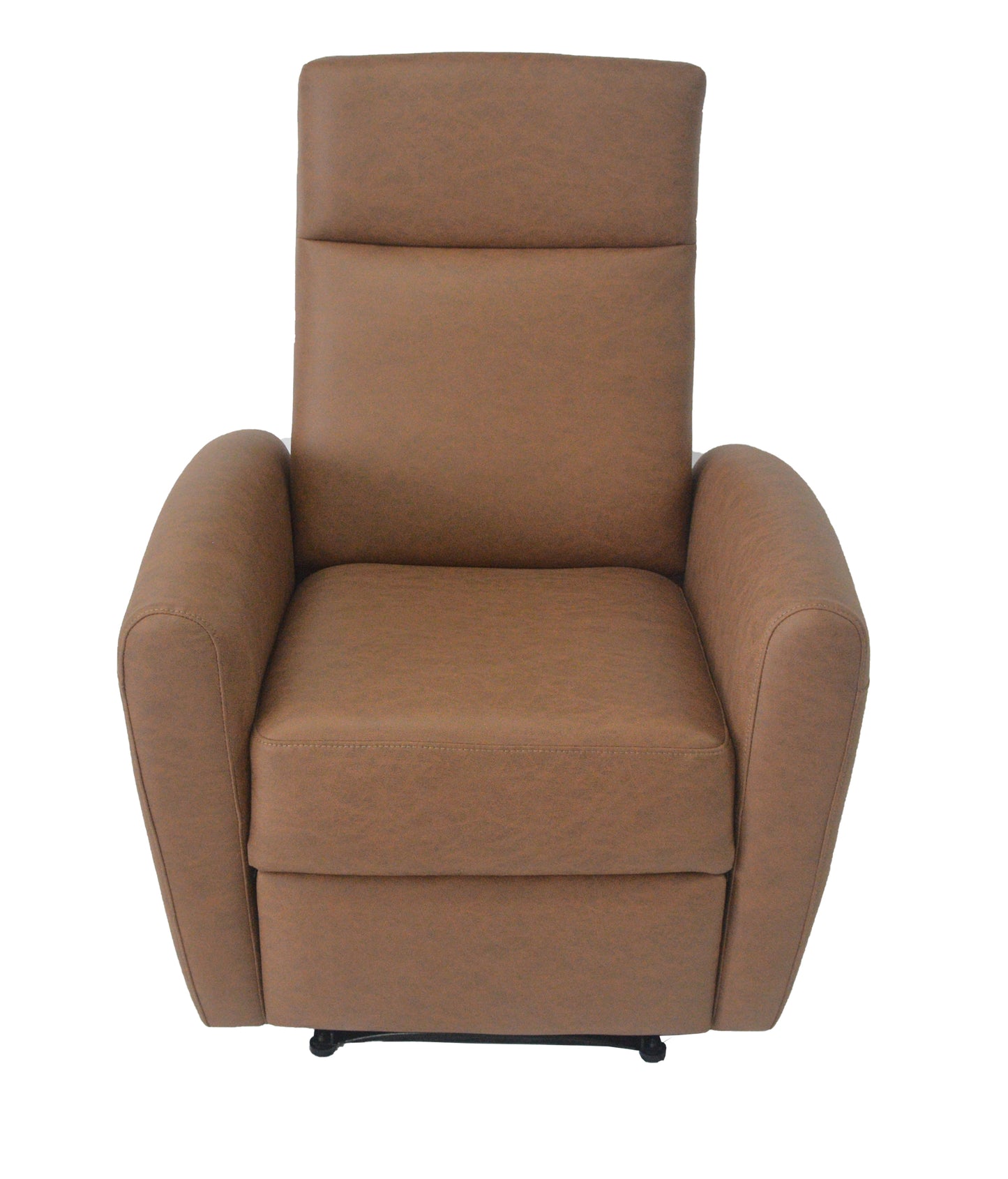 Elegant Antique Brown Single Seat Home Theater Recliner