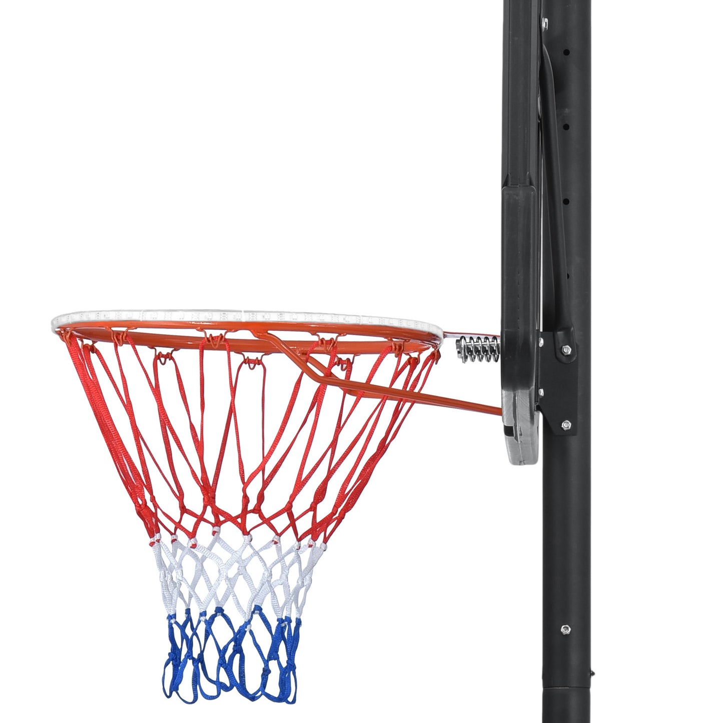 Portable Basketball Hoop Basketball System 4.76-10ft Height Adjustable for Youth Adults LED Basketball Hoop Lights, Colorful lights, Waterproof,Super Bright to Play at Night Outdoors,Good Gift for Kid