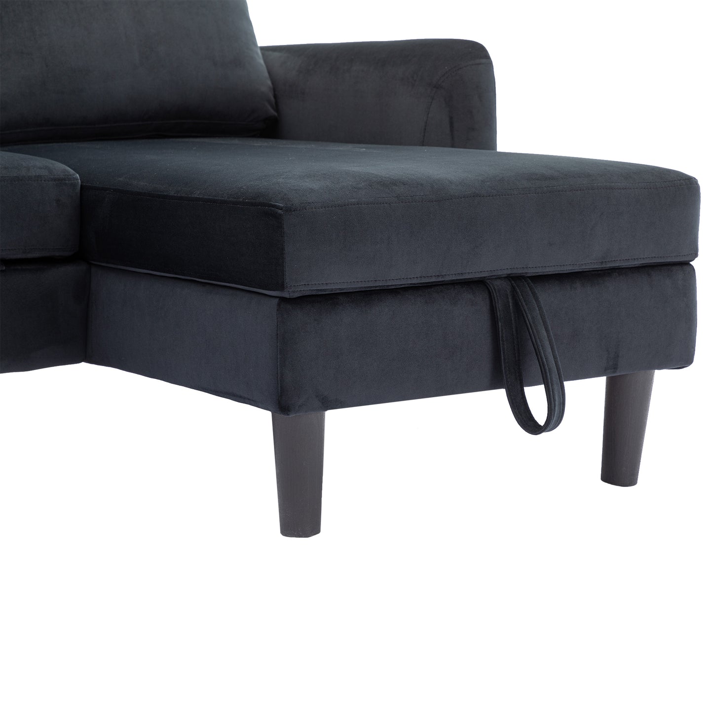 UNITED WE WIN Sectional Sofa Reversible Sectional Sleeper Sectional Sofa with Storage Chaise