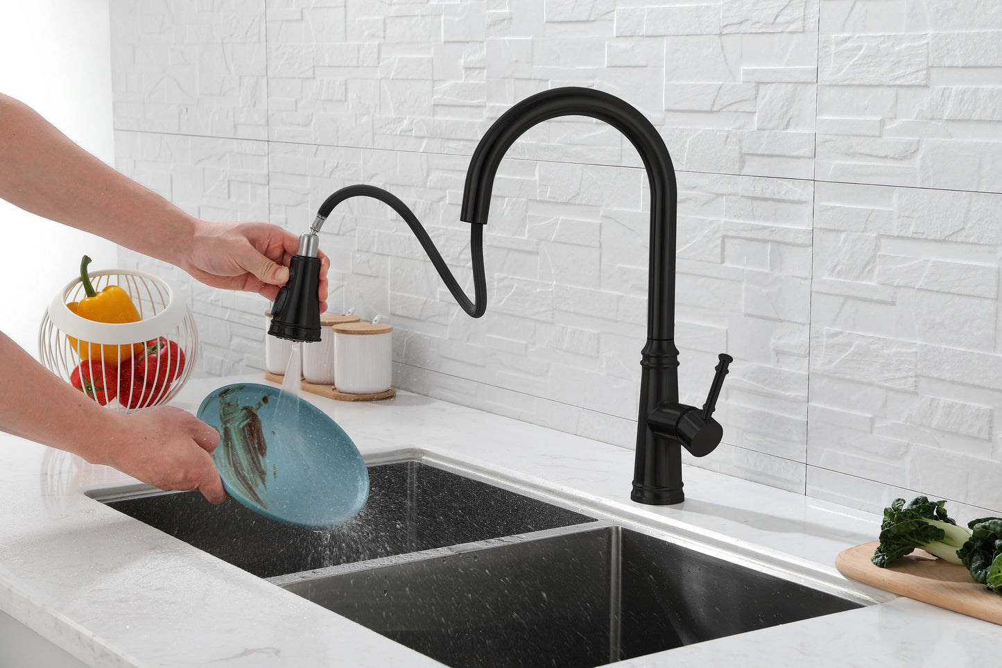 Touch Kitchen Faucet with Pull Down Sprayer