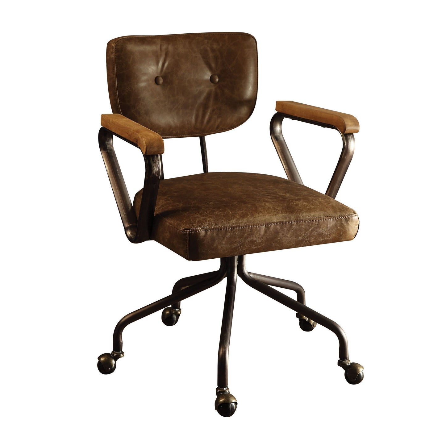 Hallie Office Chair in Vintage Whiskey Top Grain Leather 92410