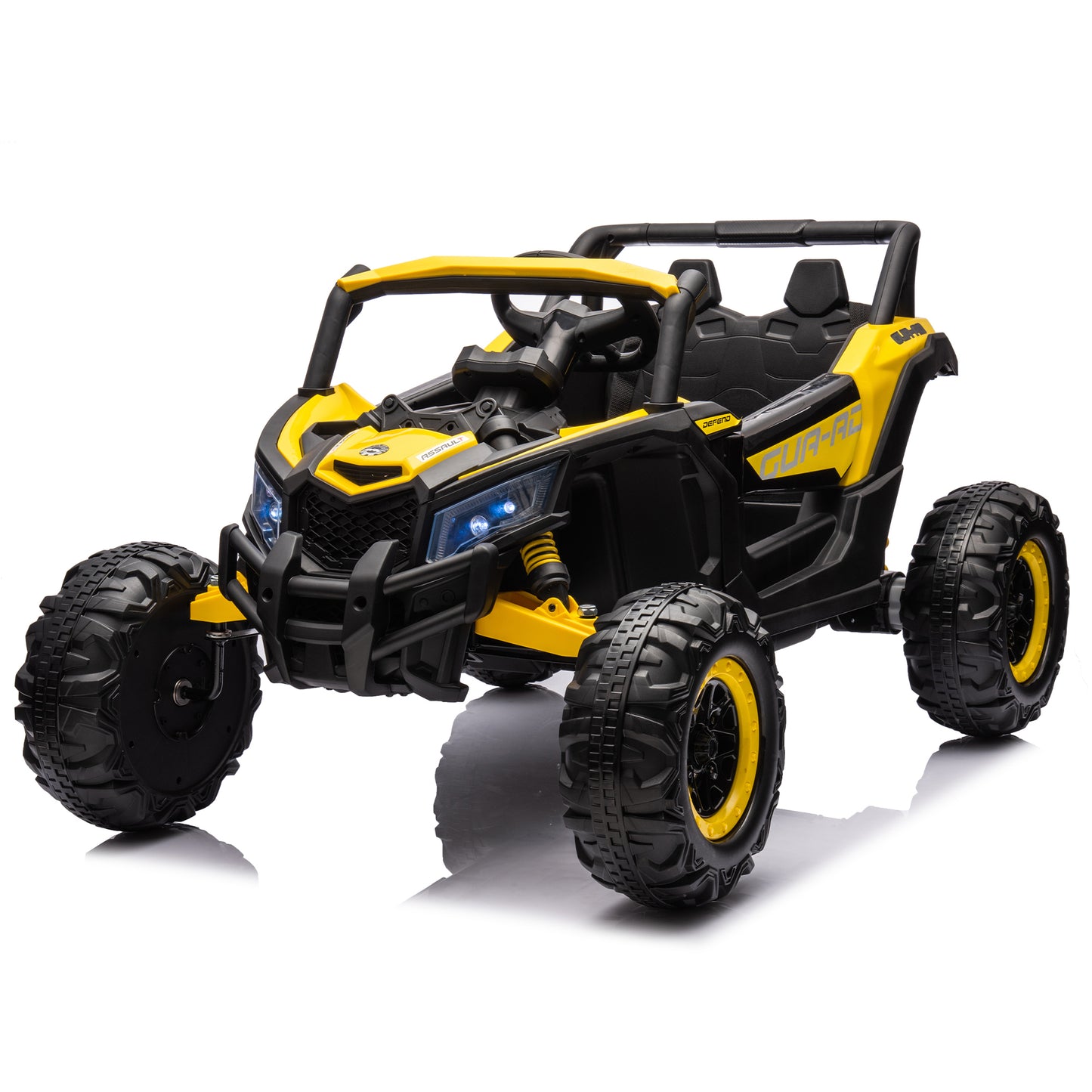 12V UTV Ride-On Car for Kids with Remote Control, Music Player, and LED Lights