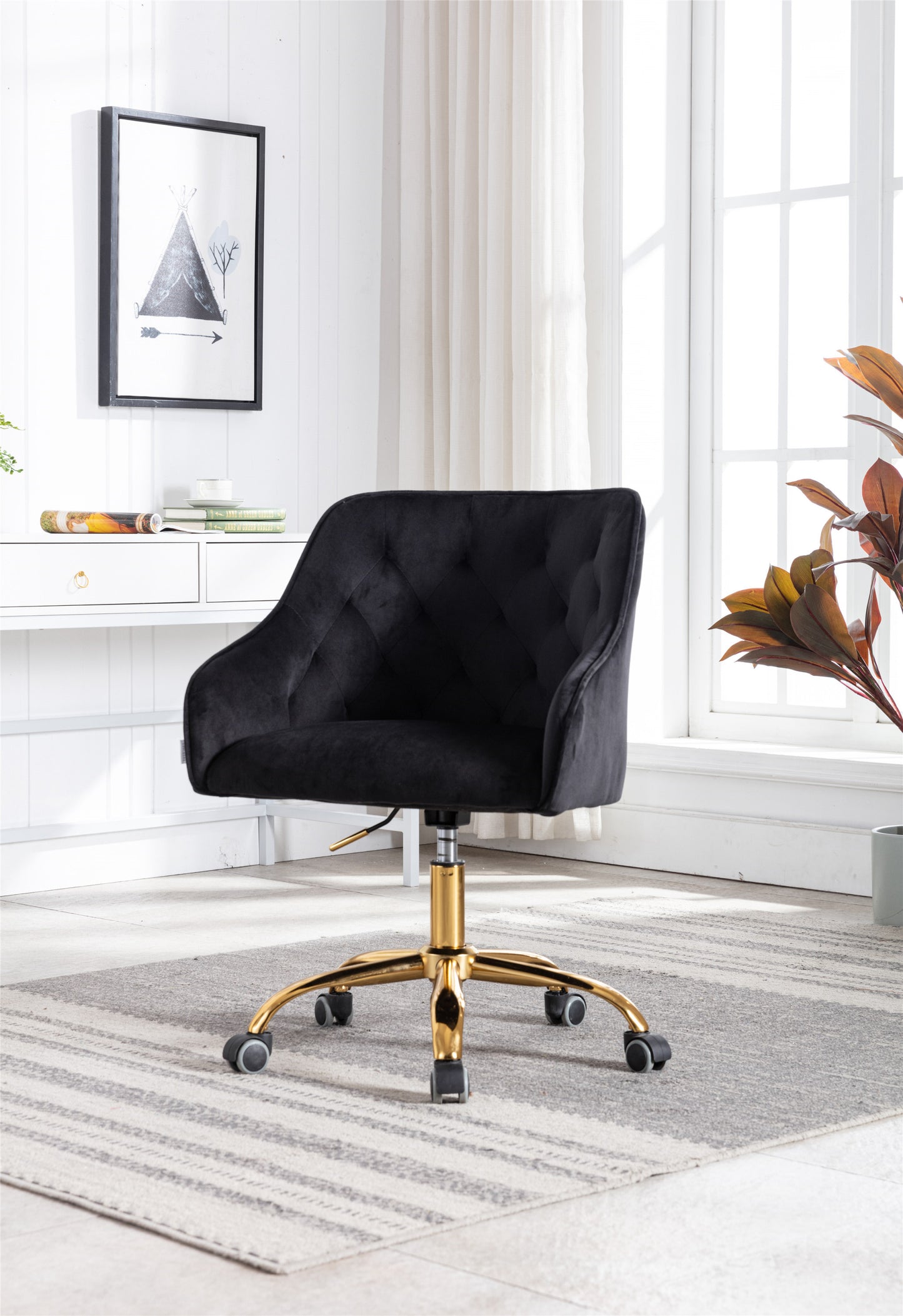 Swivel Shell Chair for Living Room/Bed Room, Modern Leisure office Chair