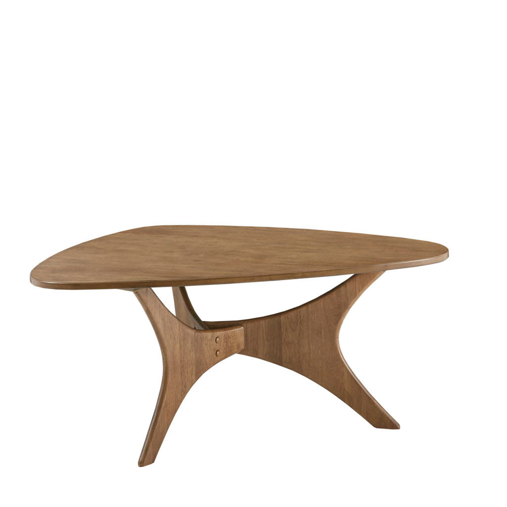 Stylish Elm Wood Triangle Coffee Table