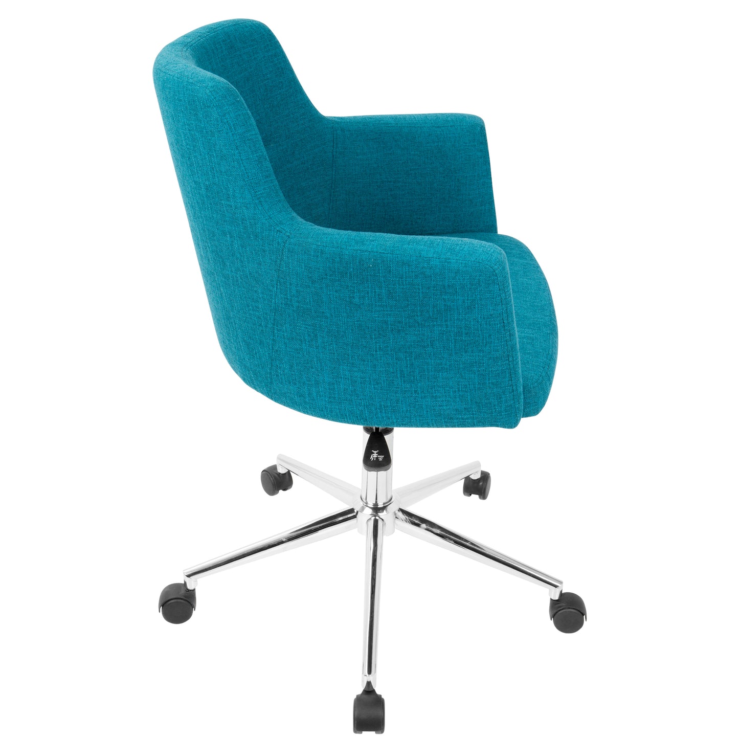 Andrew Contemporary Adjustable Office Chair in Teal by LumiSource