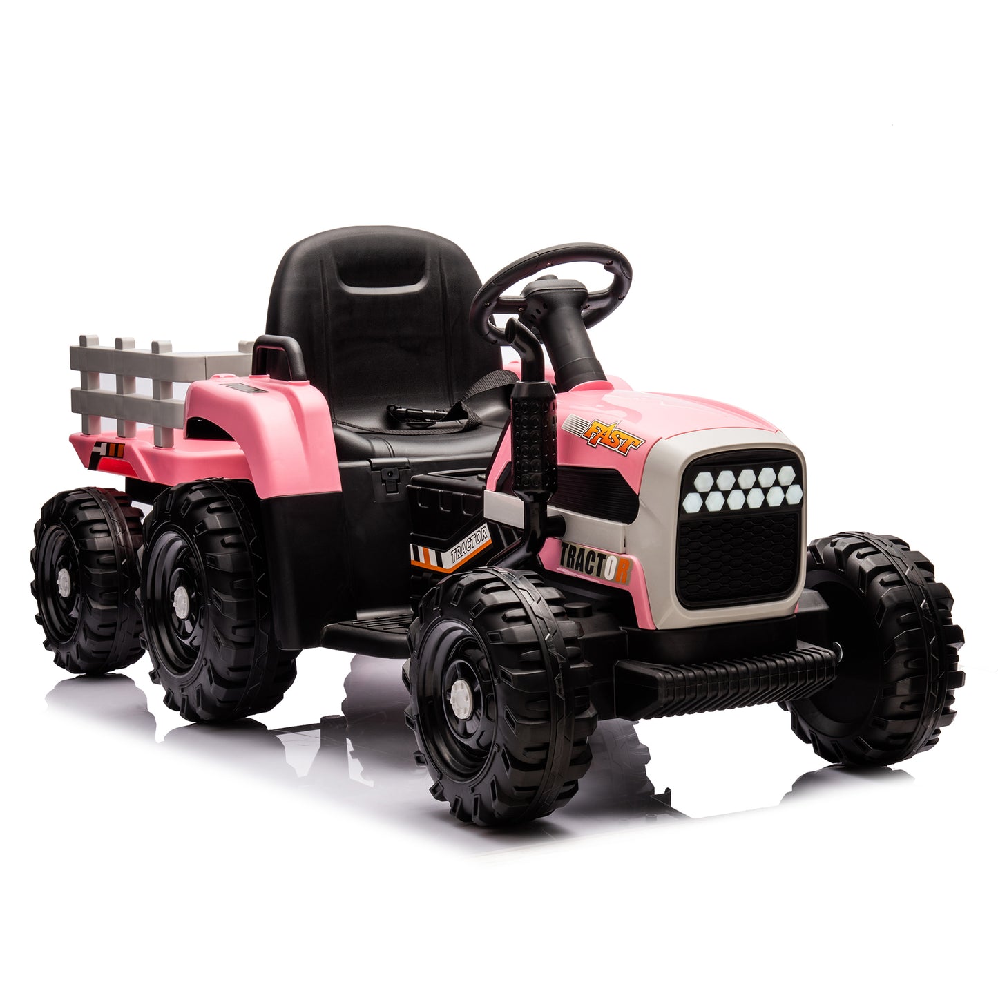 Electric Tractor Toy with Remote Control and Multiple Features