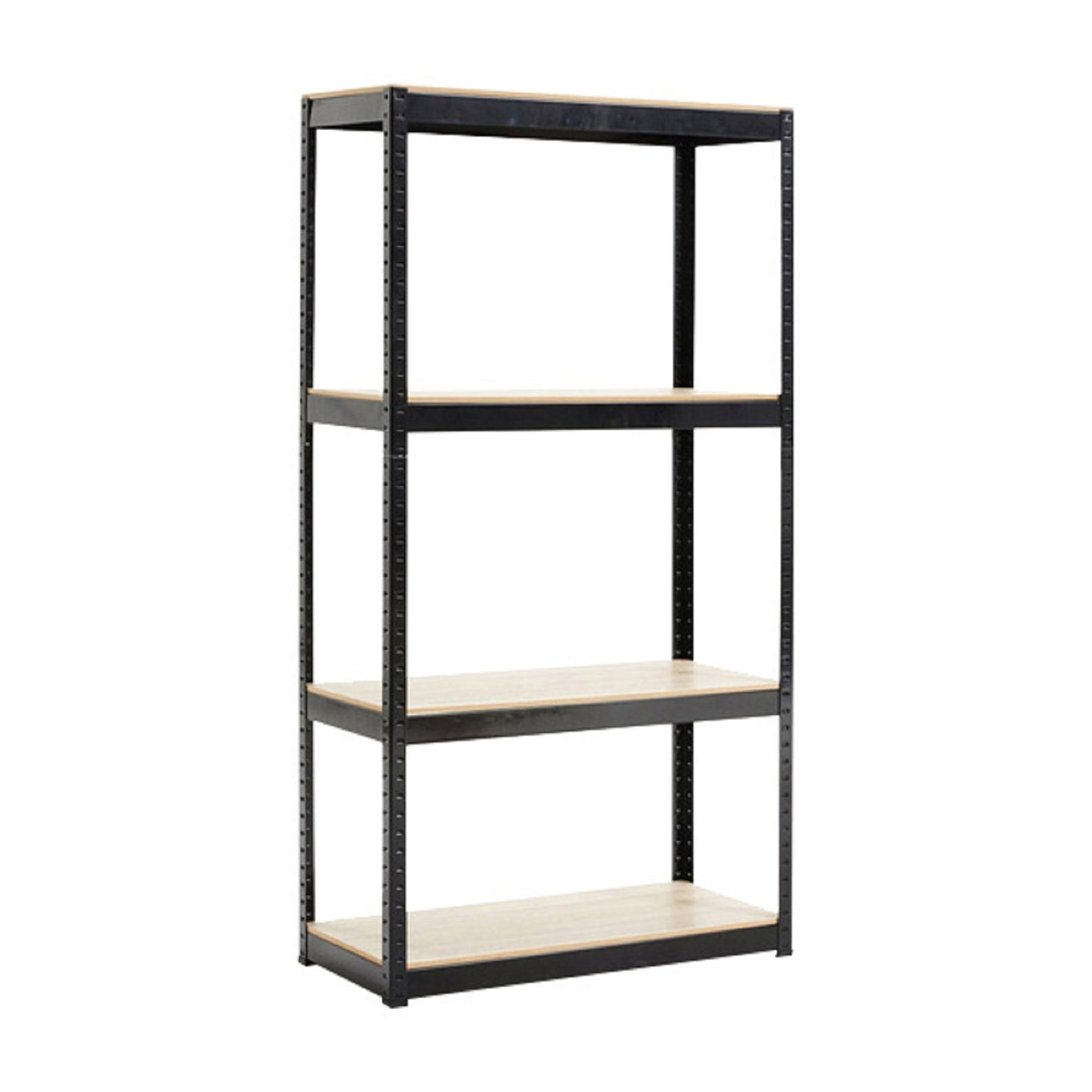 Storage Shelves -  4 Tier Adjustable Garage Storage Shelving, Heavy Duty Metal Storage Utility Rack Shelf Unit for Warehouse Pantry Closet Kitchen, 23.6" x 15.7" x 47.2", Black