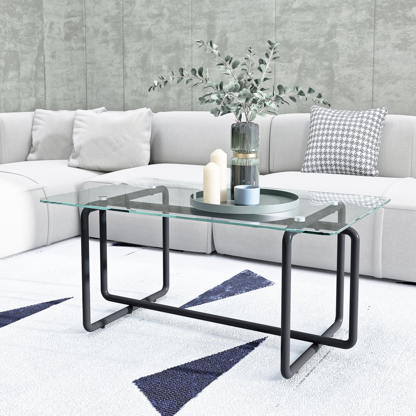 Elegant Glass Coffee Table for Modern Living Spaces