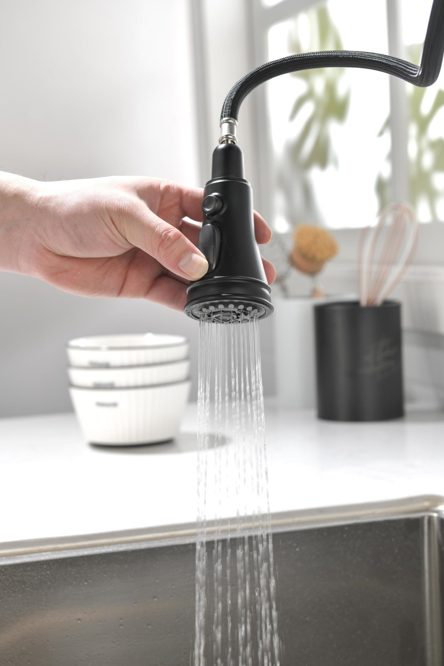 Touch Kitchen Faucet with Pull Down Sprayer