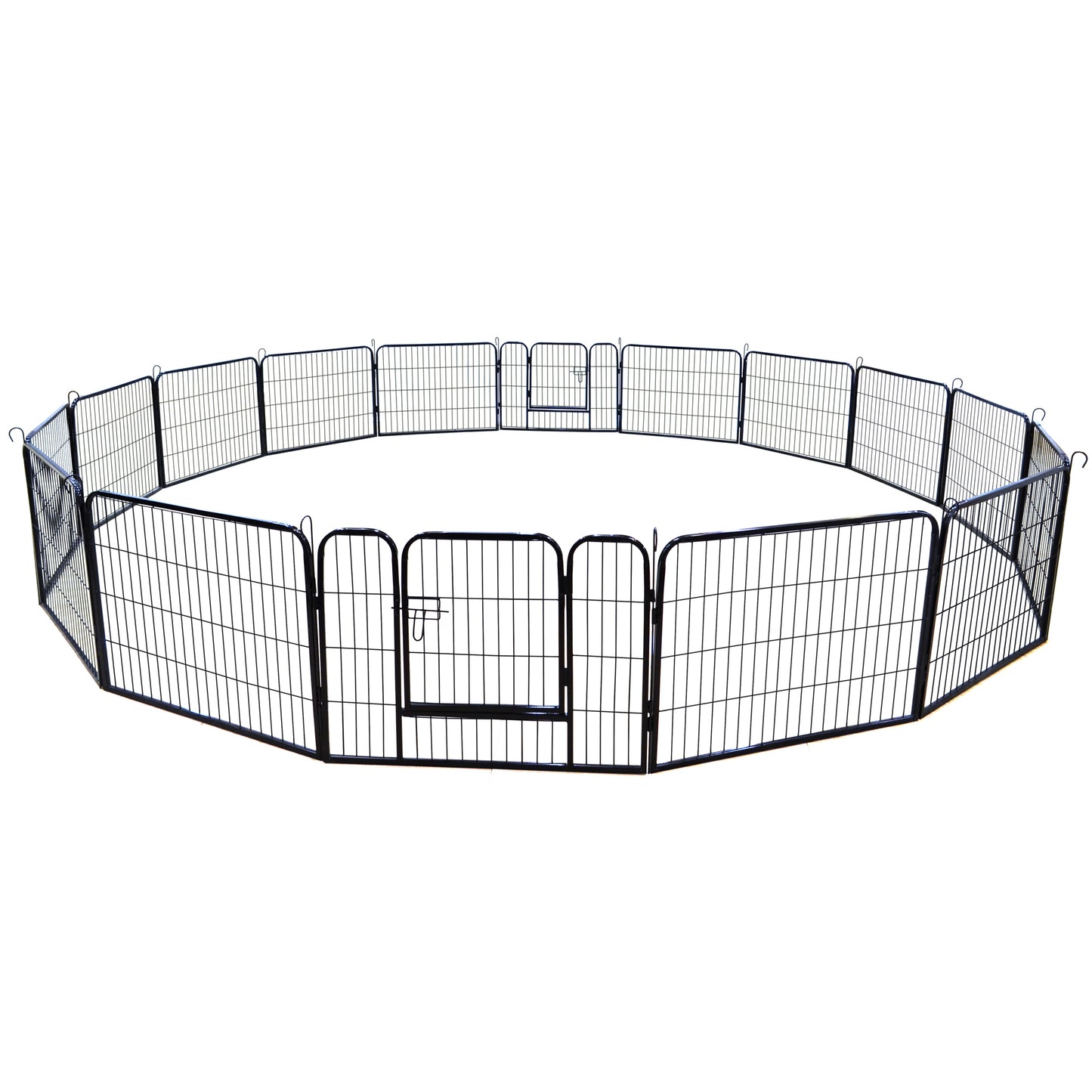 High Quality Portable outdoor folding 16-panel heavy duty metal pet playpen