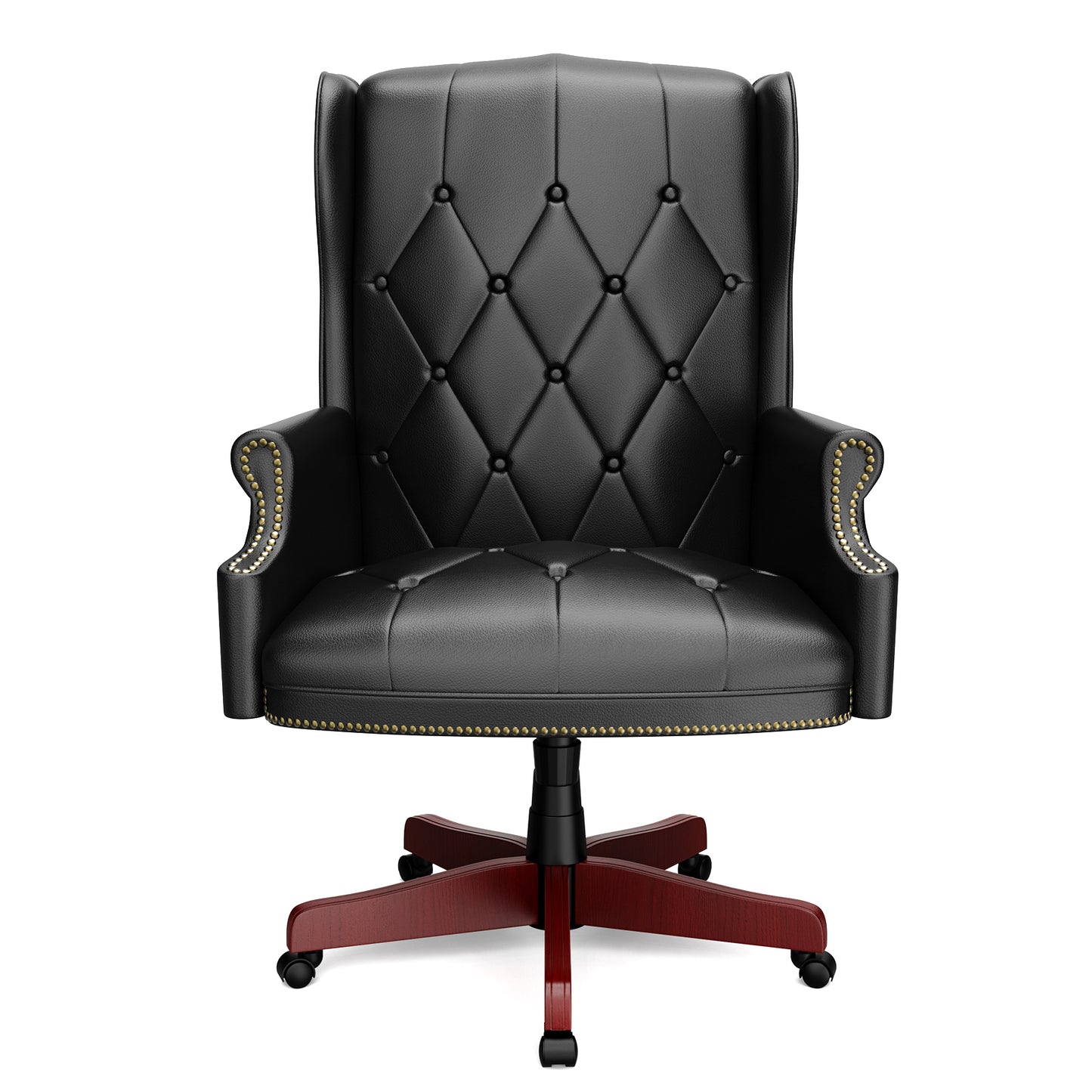 330LBS Executive Office Chair, Ergonomic Design High Back Reclining Comfortable Desk Chair - Black