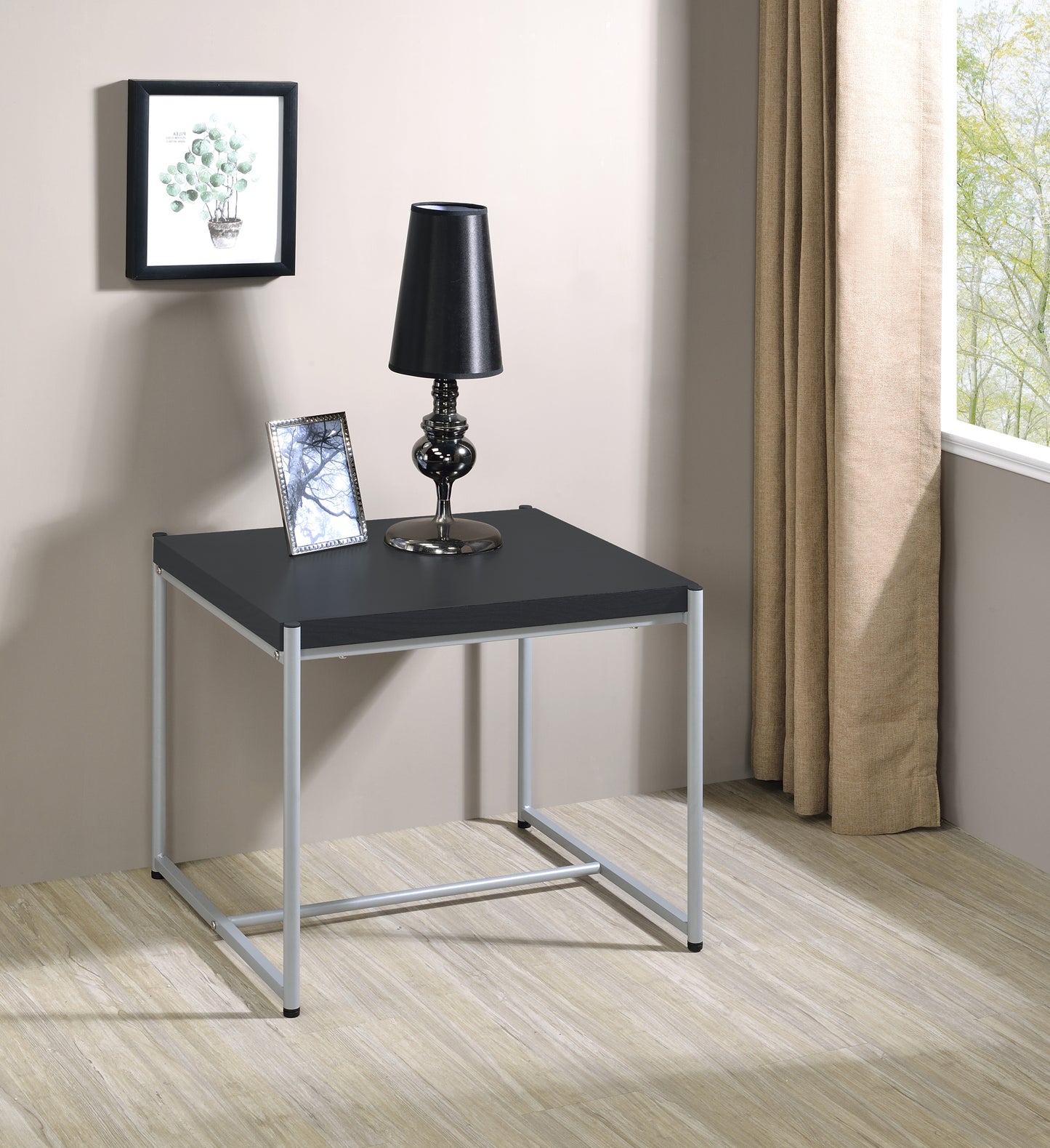 3-Piece Lennox Black Coffee and End Table Set