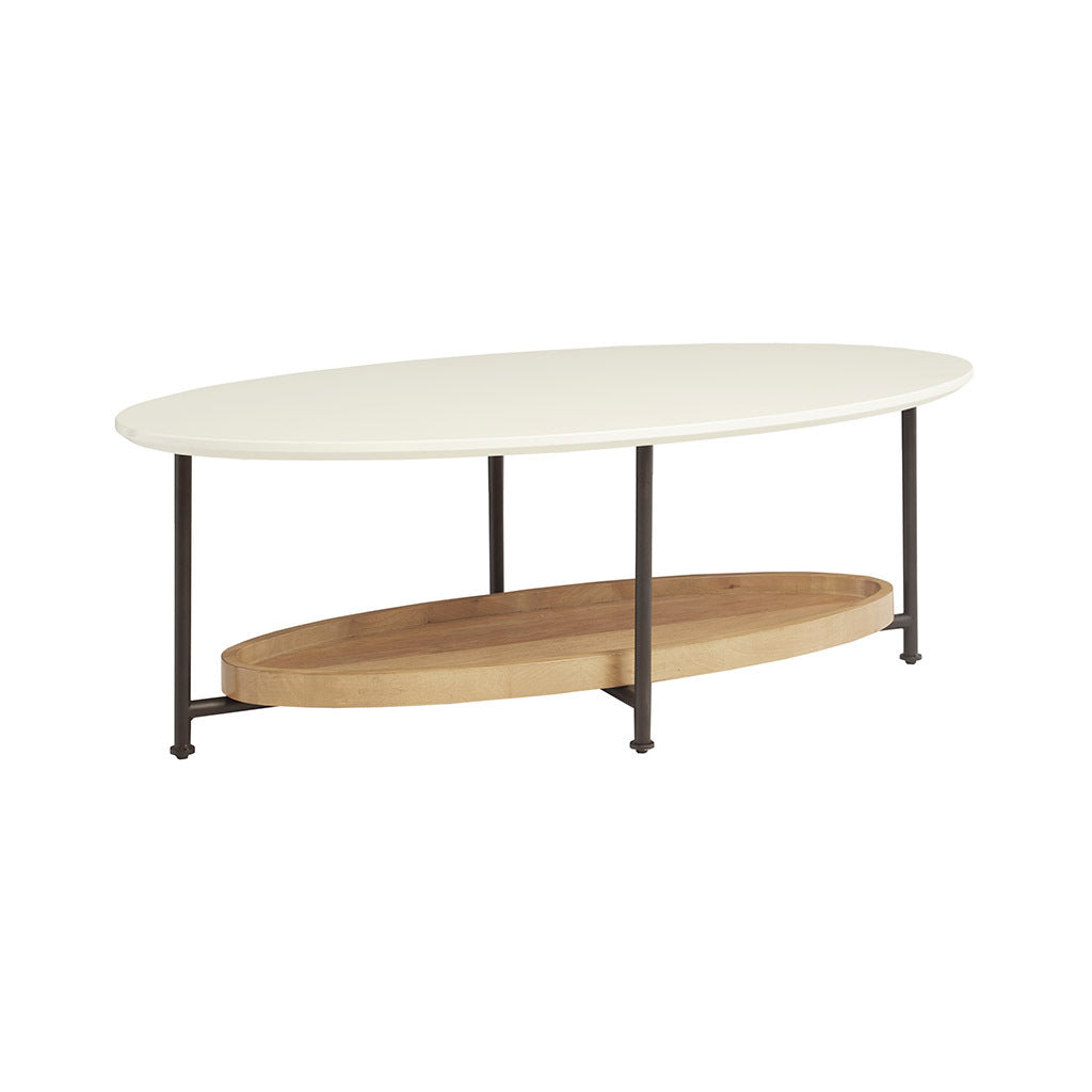 Madison Park Beaumont Oval Coffee Table