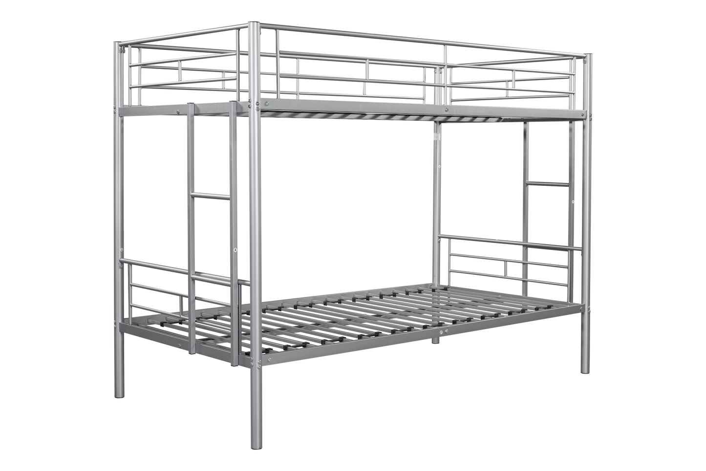 Robust Twin Metal Bunk Bed with Silent Design