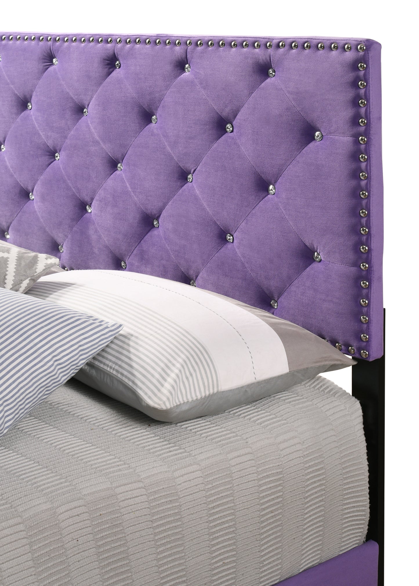 Suffolk G1402-FB-UP Full Bed , PURPLE