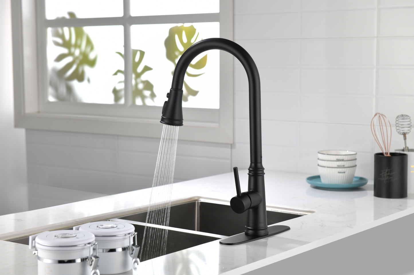 Touch Kitchen Faucet with Pull Down Sprayer