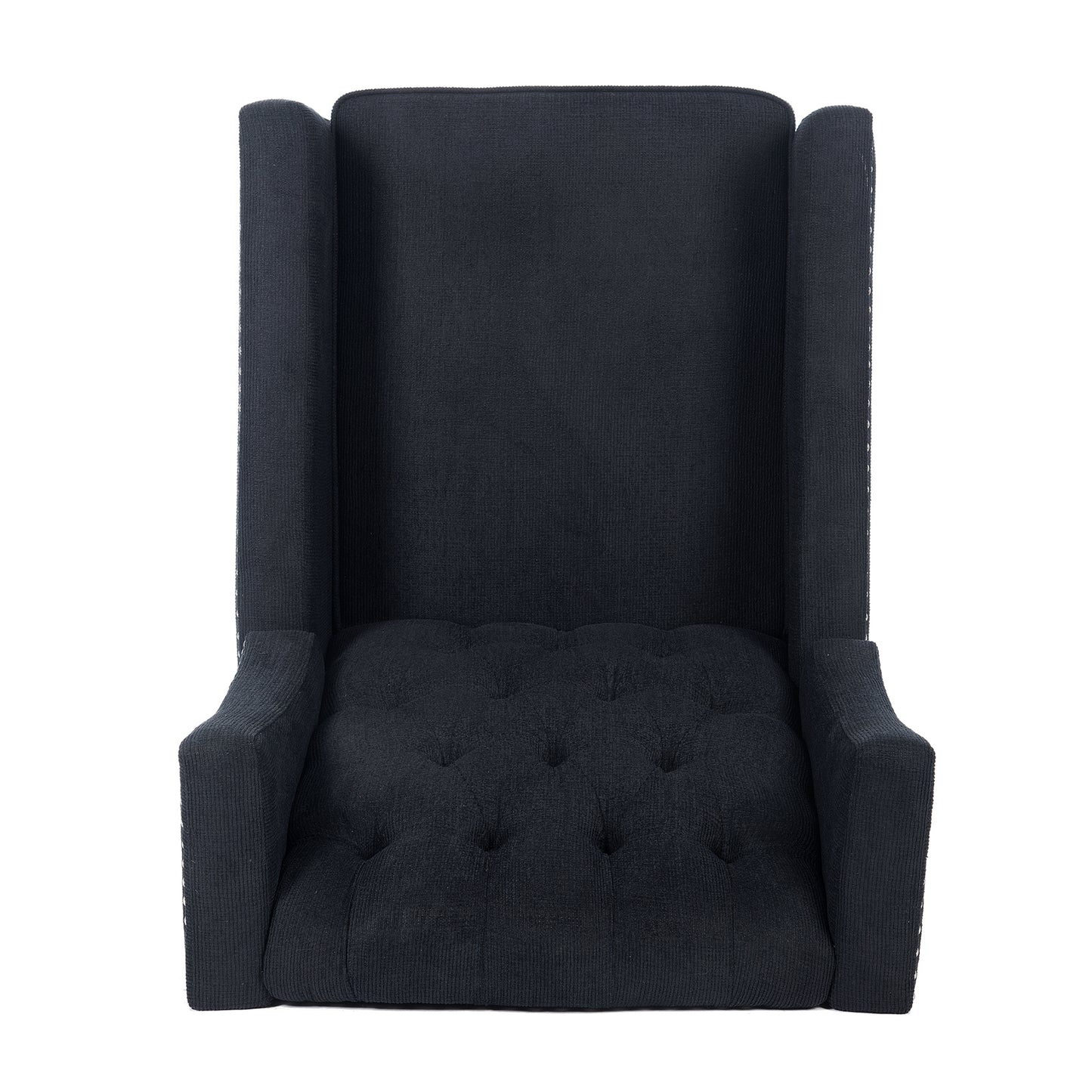 27.16 Wide Manual Wing Chair Recliner with Durable High Color Fastness Fabric