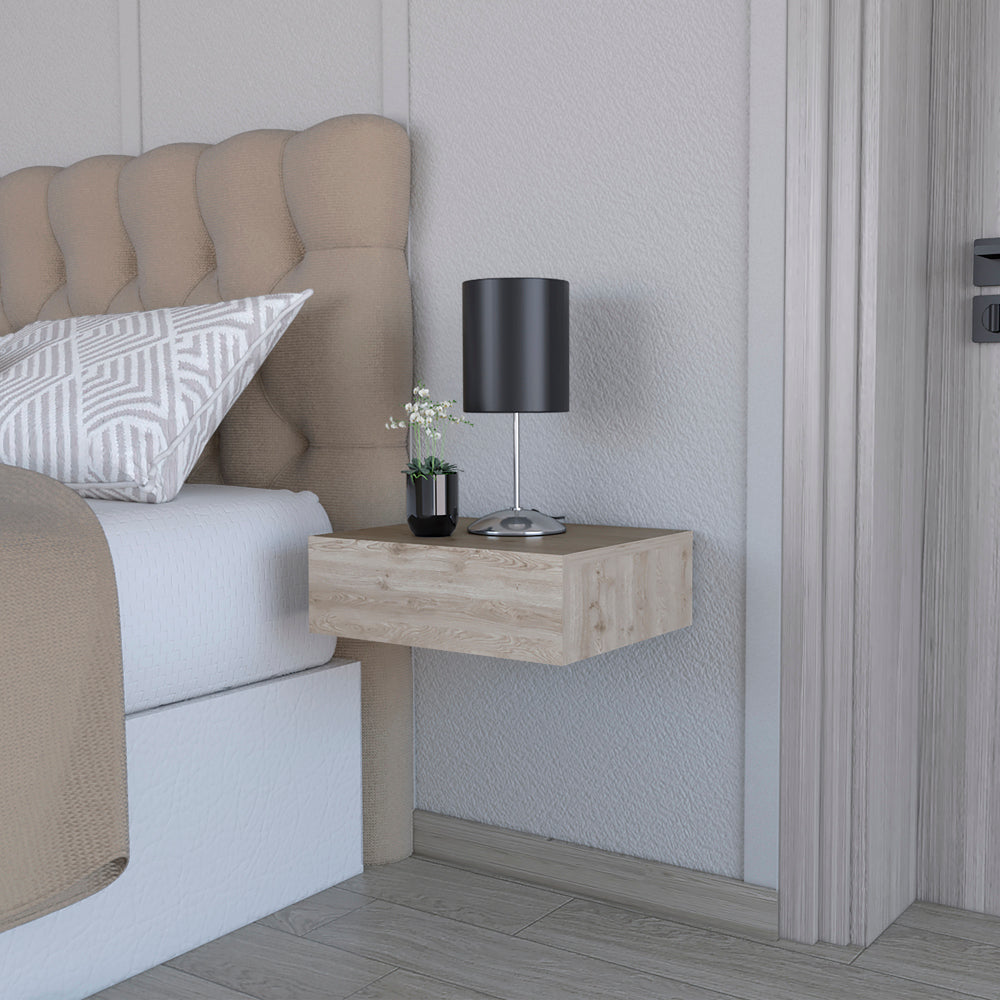 Nightstand Isola, Bedroom, Light Gray