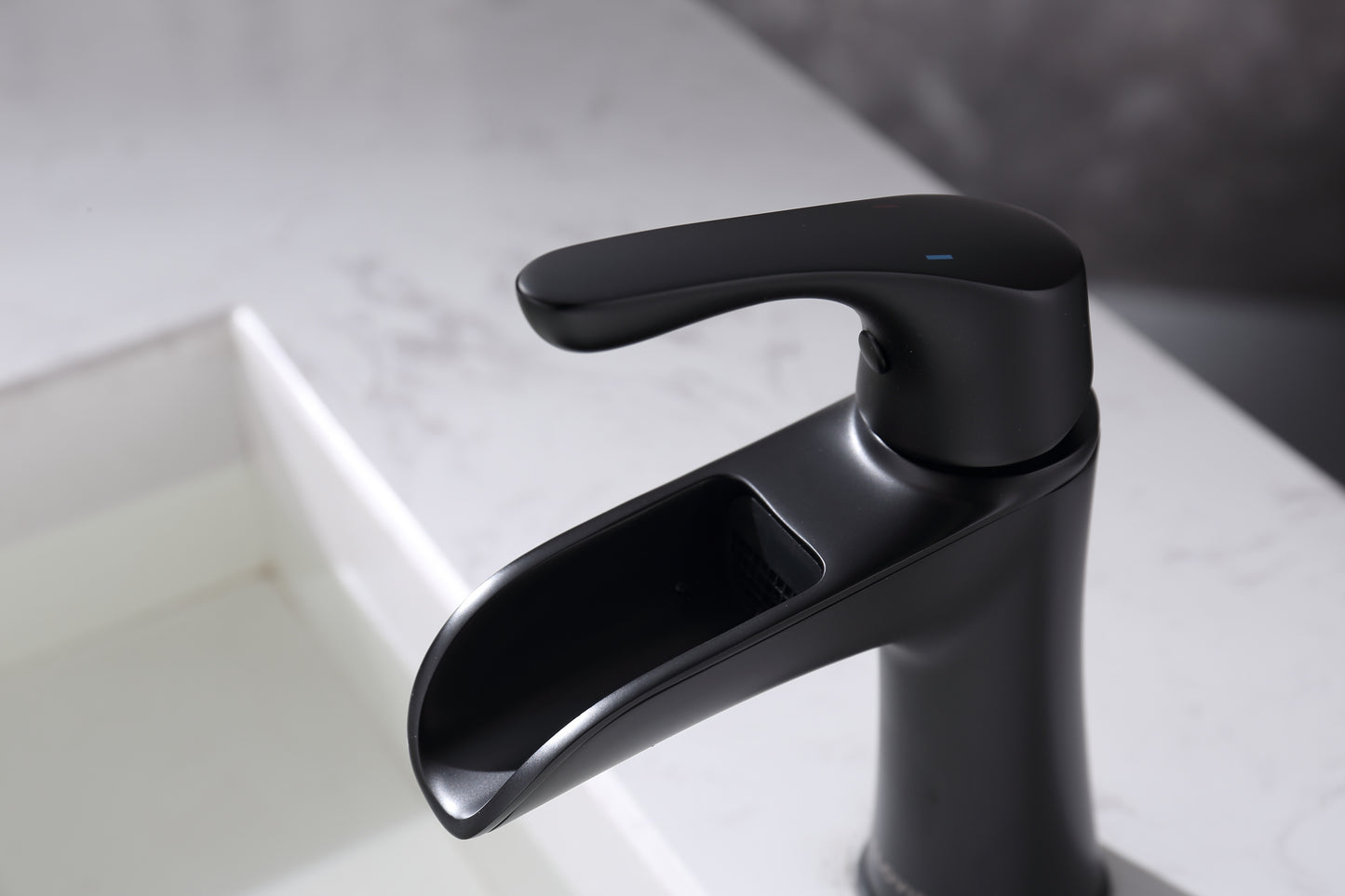 Modern Matte Black Bathroom Faucet