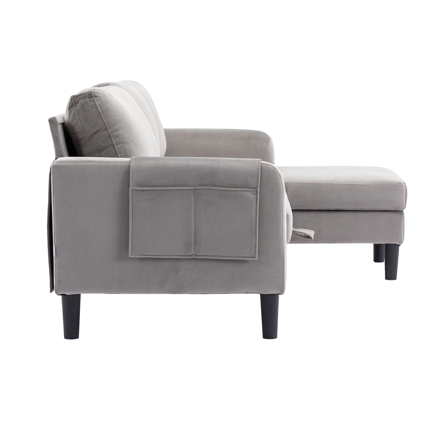 UNITED WE WIN Sectional Sofa Reversible Sectional Sleeper Sectional Sofa with Storage Chaise