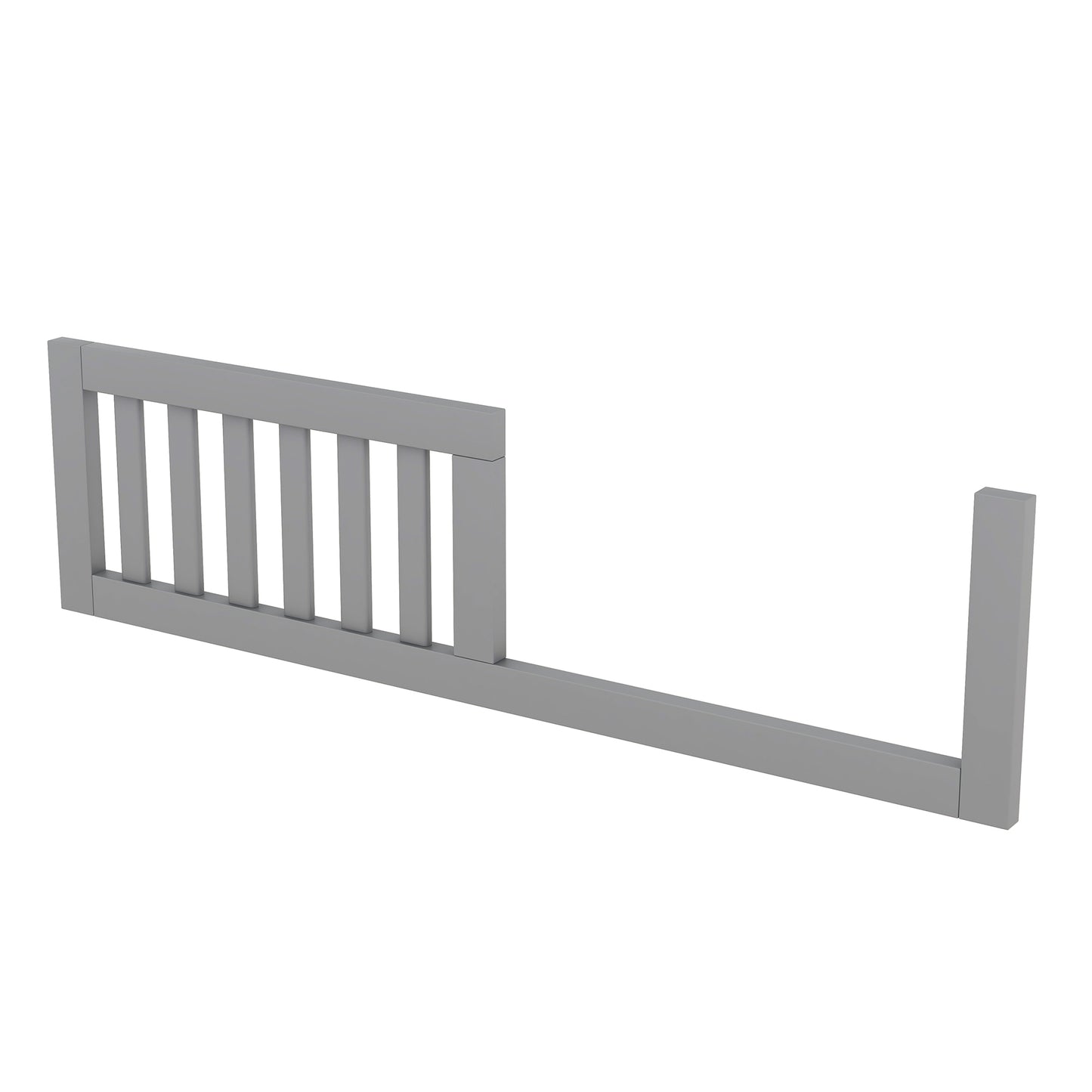 Convertible Crib with Changing Table, Gray