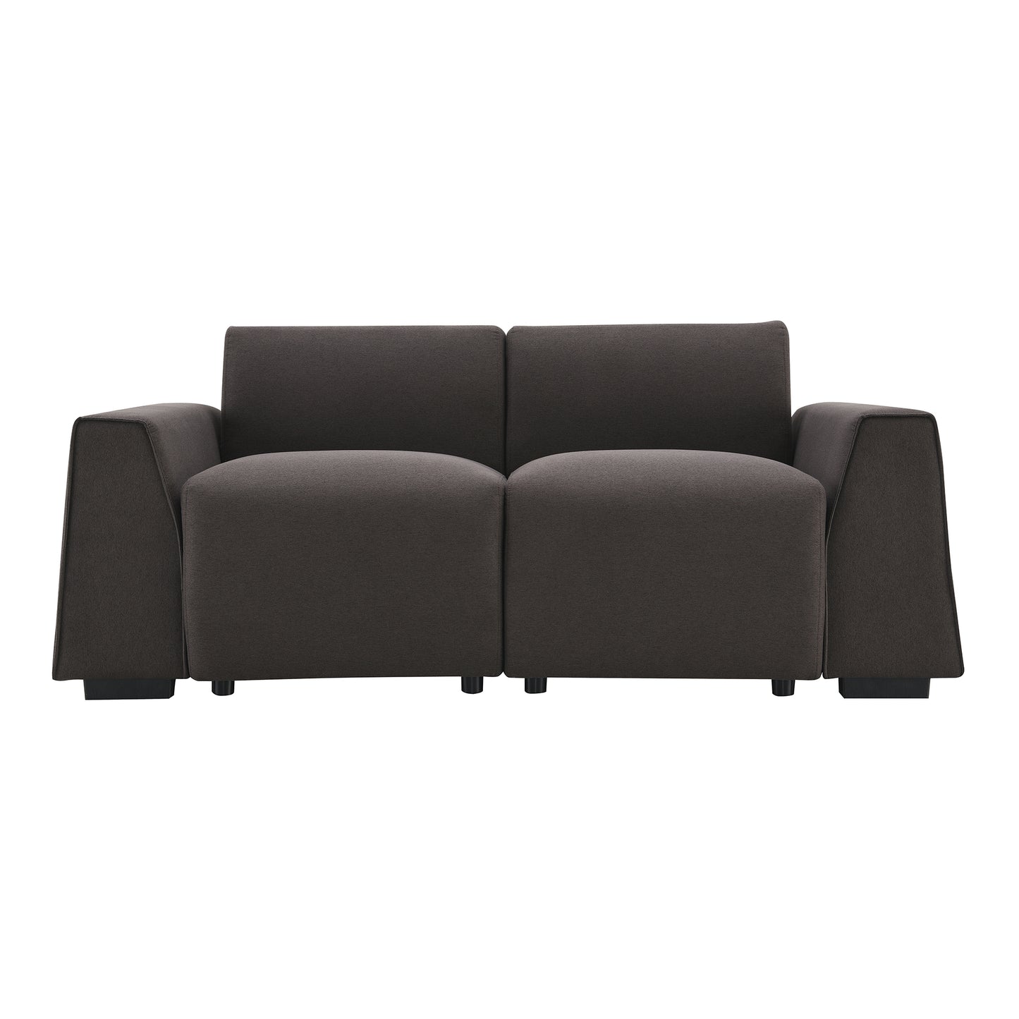 Stylish and Comfortable Modern Linen Fabric Sofa with Wide Armrests