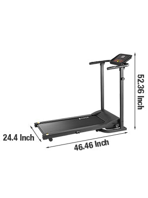 Folding Treadmill for Home Workout, Electric Walking Treadmill Machine 12 Preset or Adjustable Programs 250 LB Capacity(Mode GHN5381)