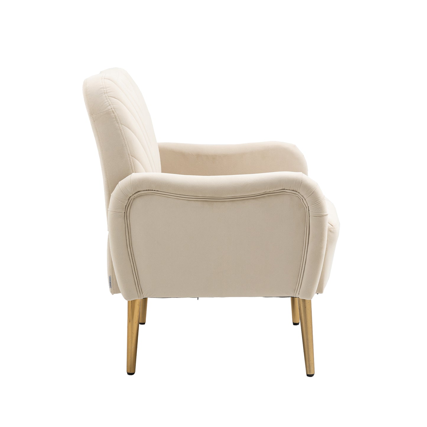 Velvet Chair , Accent  chair/ Living room lesiure chair with metal feet