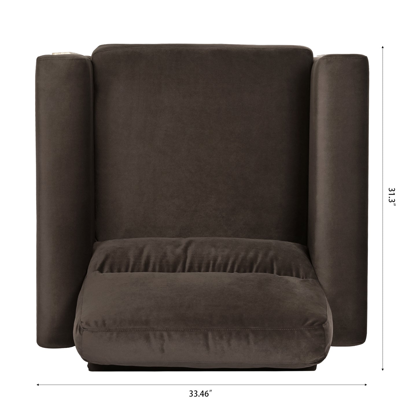 Single Seat Fabric Sofa for Living Room