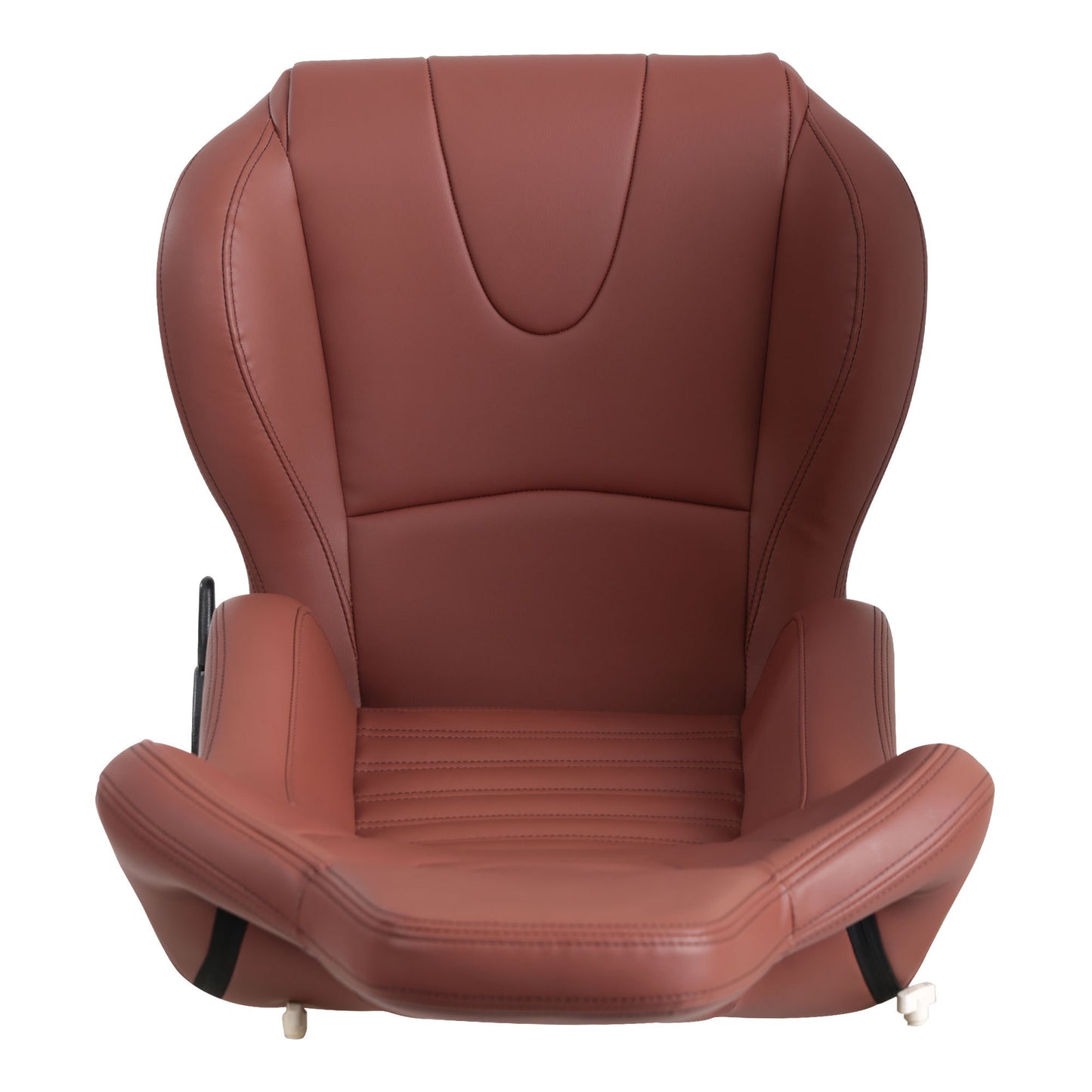 2-Piece Ergonomic Racing Seats with Adjustable Double Slides in Vibrant Brick Red