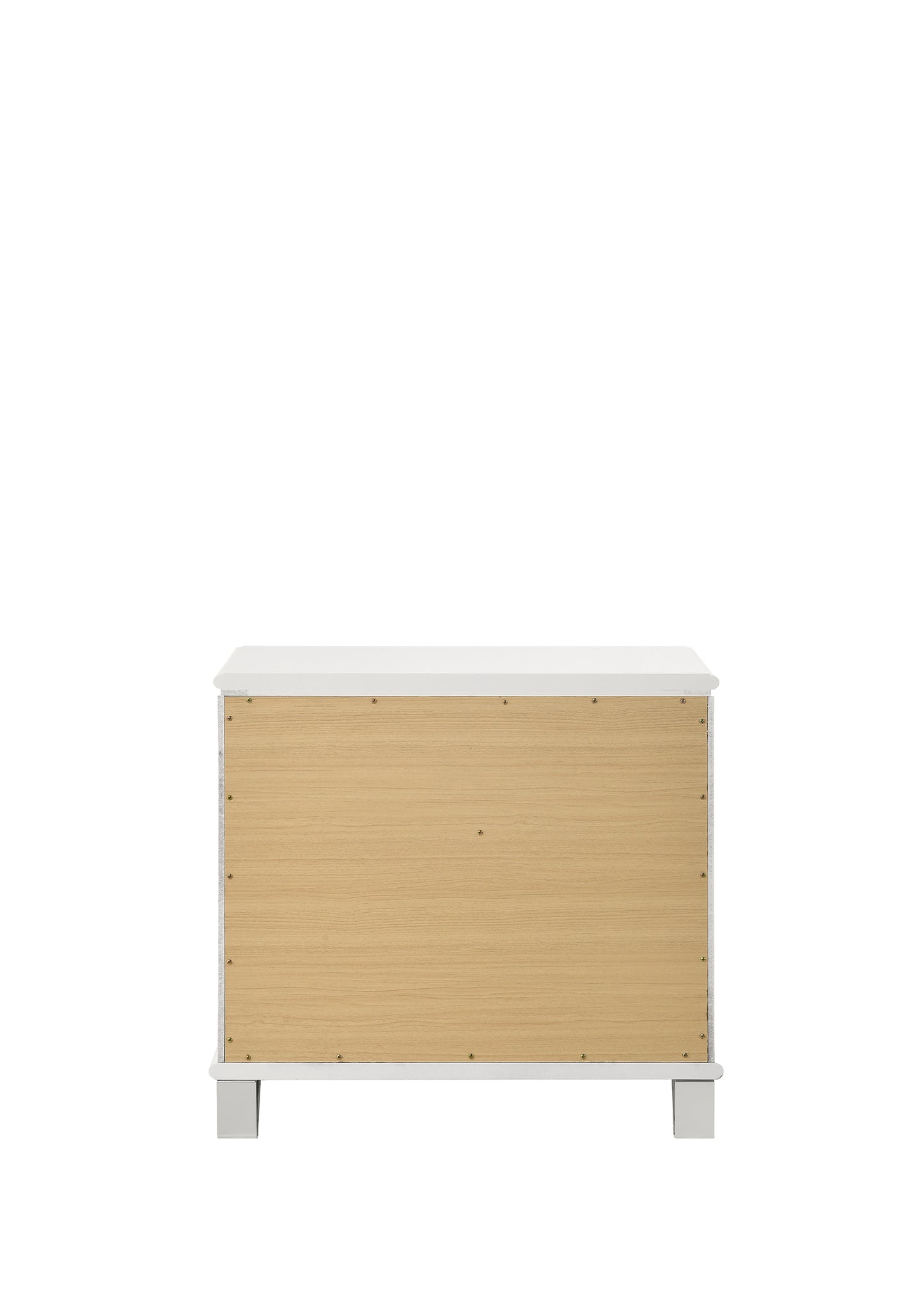 Tarian Nightstand, Pearl White Finish BD02318