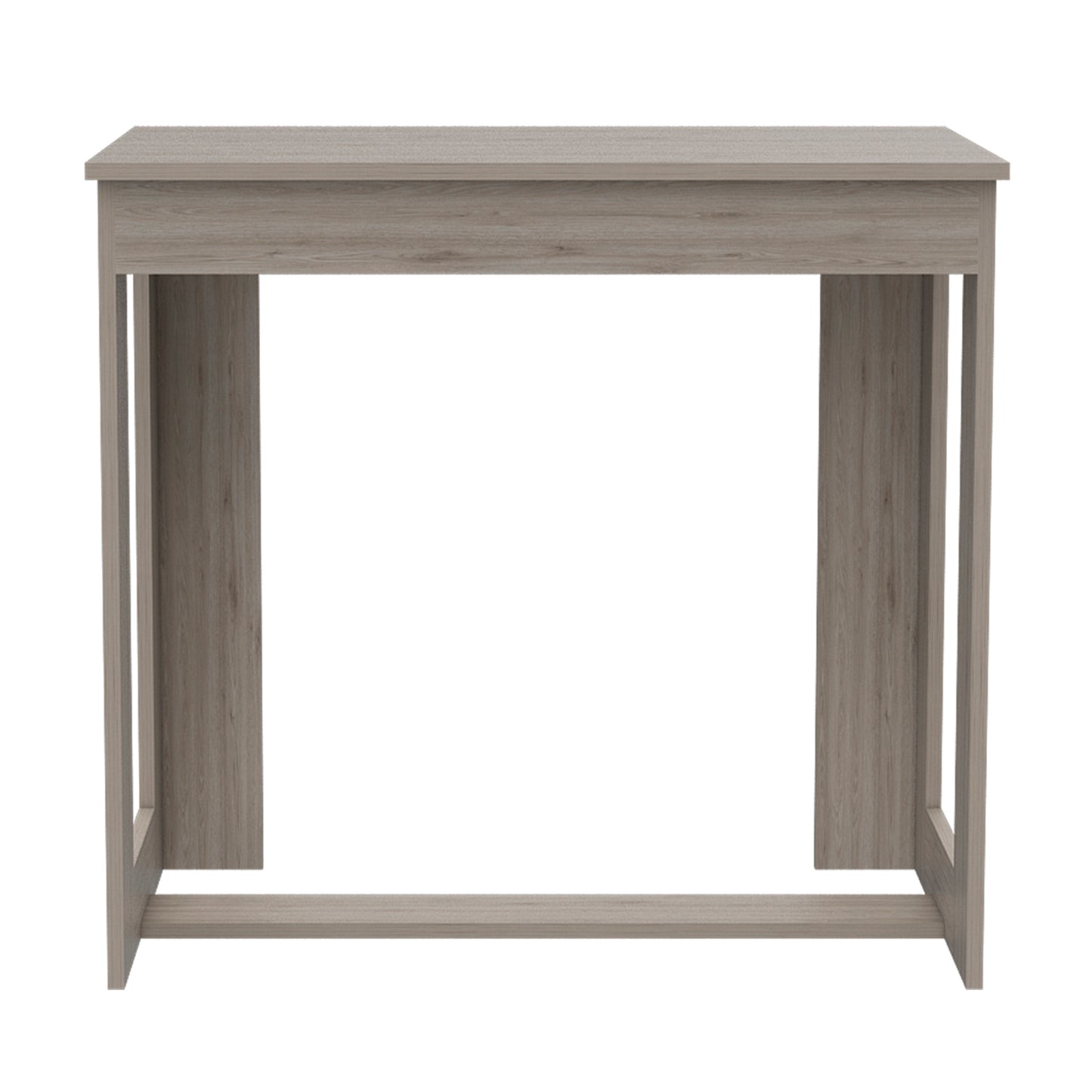 Grey Rectangle Writing Desk for Home Office and Remote Learning