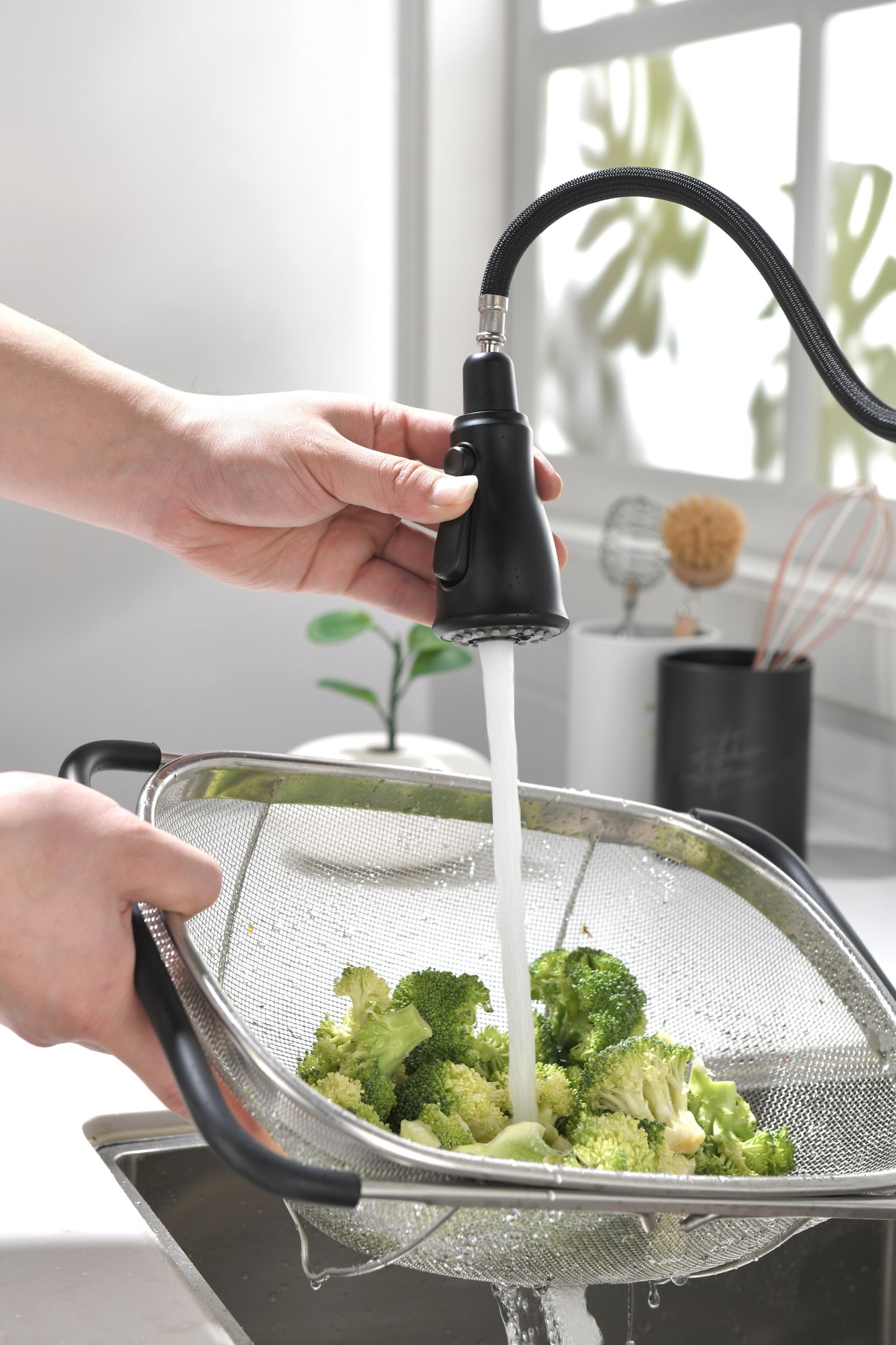 Touch Kitchen Faucet with Pull Down Sprayer