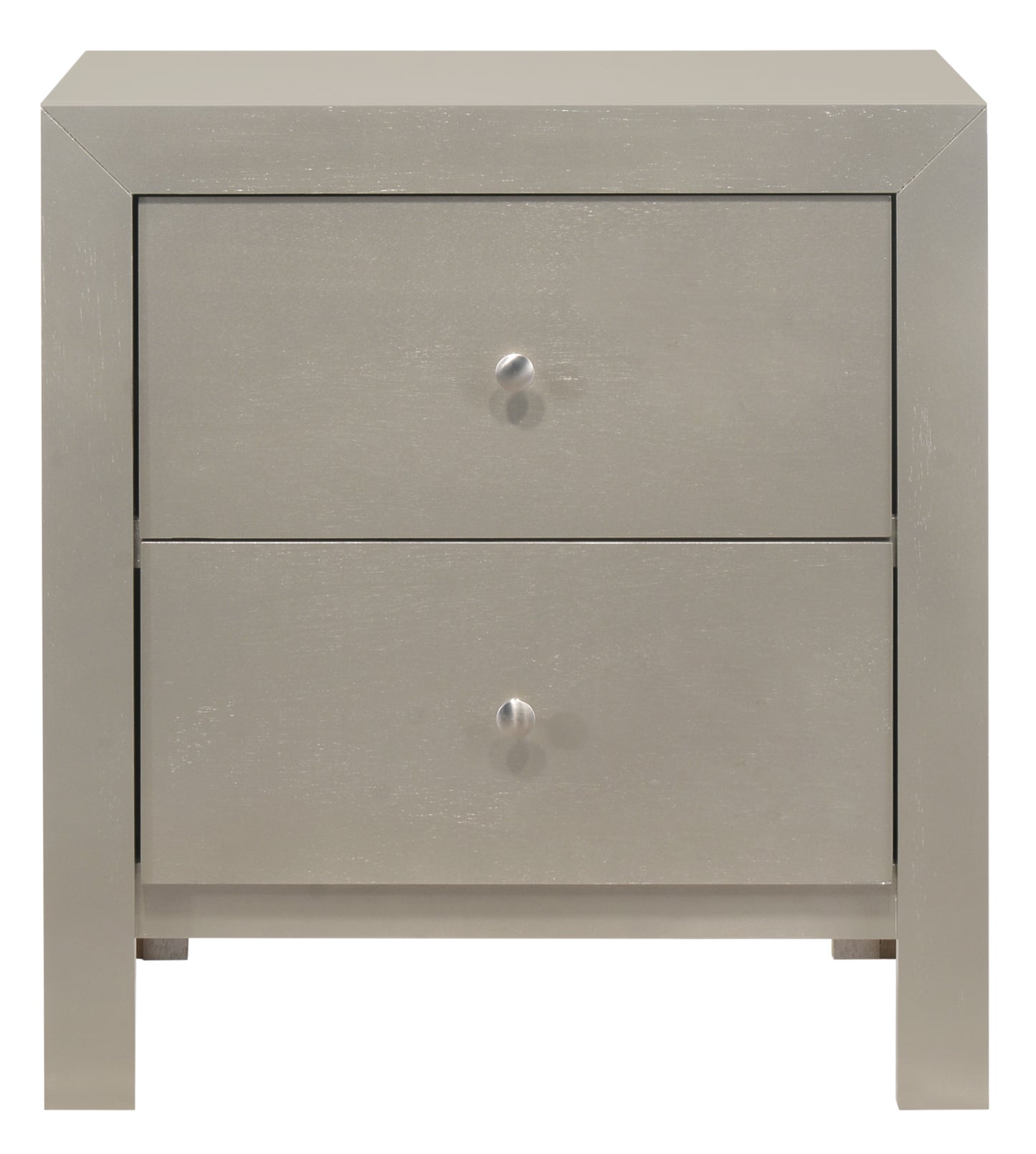 Burlington G2403-N Nightstand , Silver Champagne