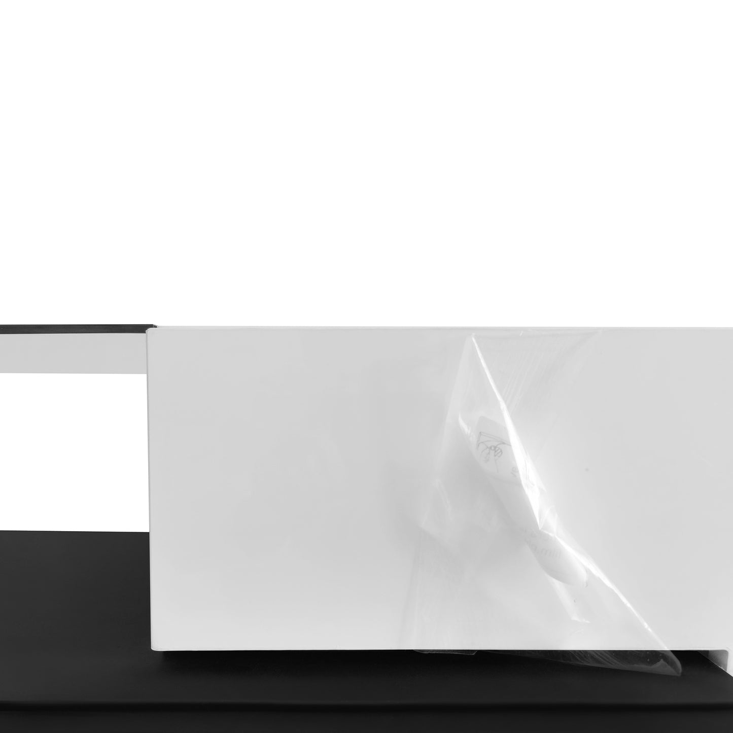 Innovative LED Glass TV Stand with High Gloss Finish and Versatile Storage Options