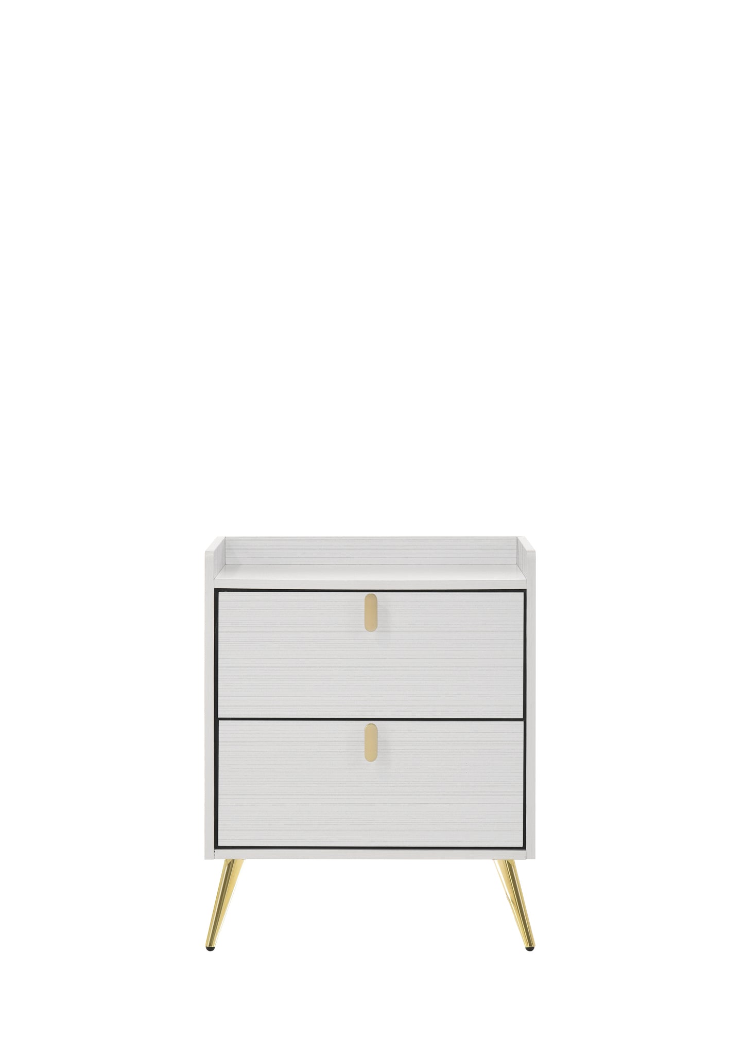 Zeena Nightstand, White Finish BD01177