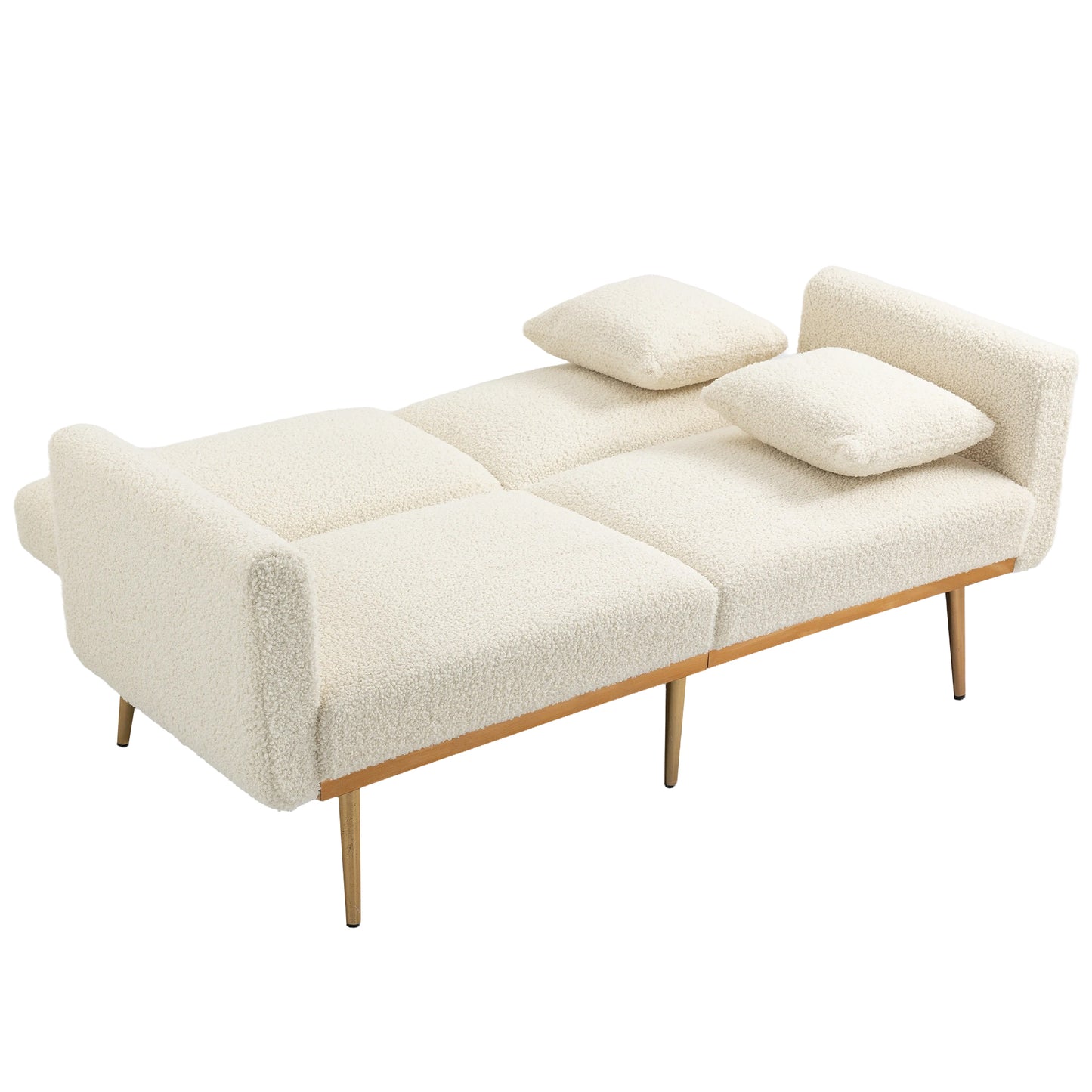 Velvet  Sofa , Accent sofa .loveseat sofa with metal  feet