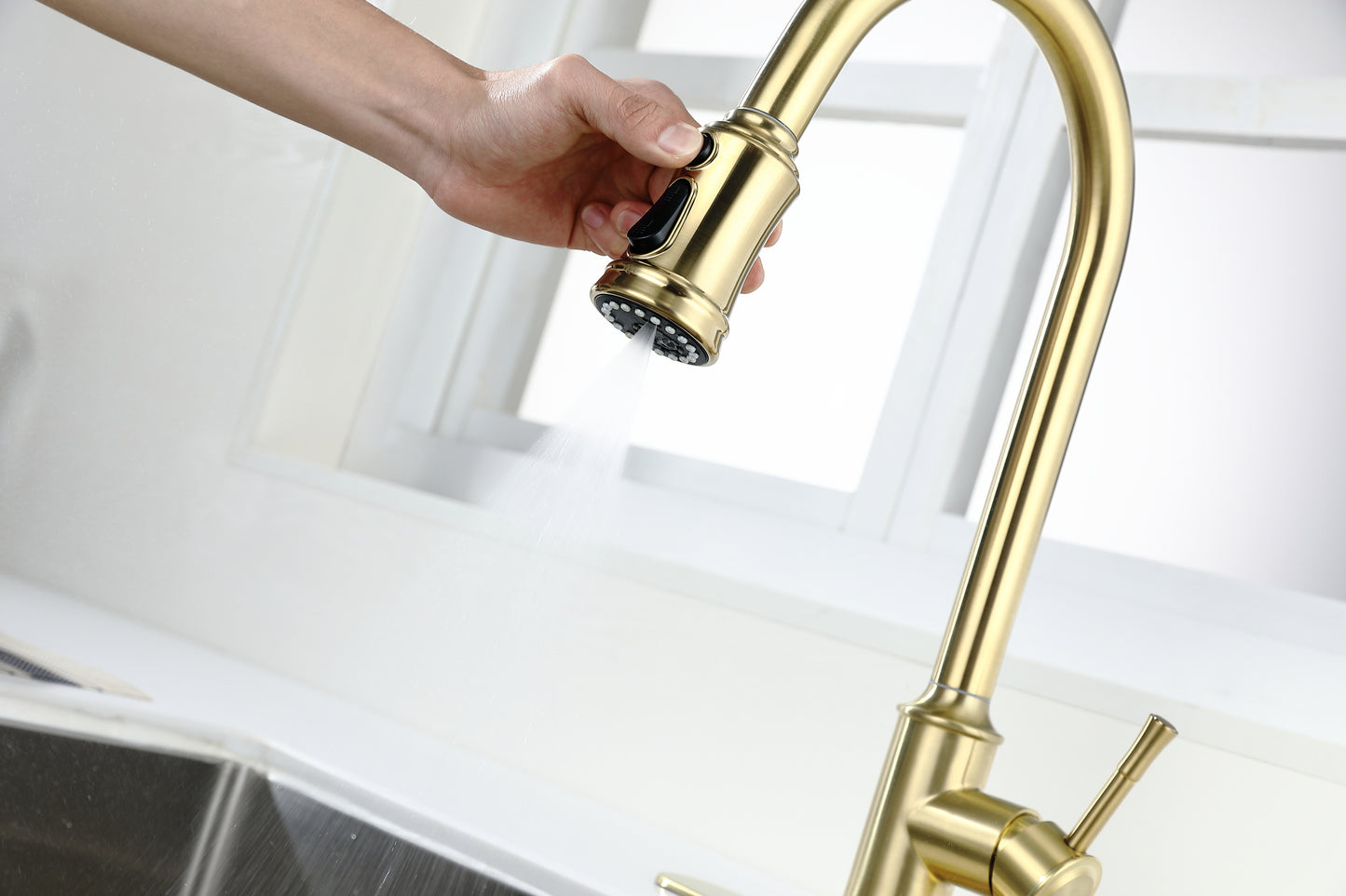 Touch Kitchen Faucet with Pull Down Sprayer