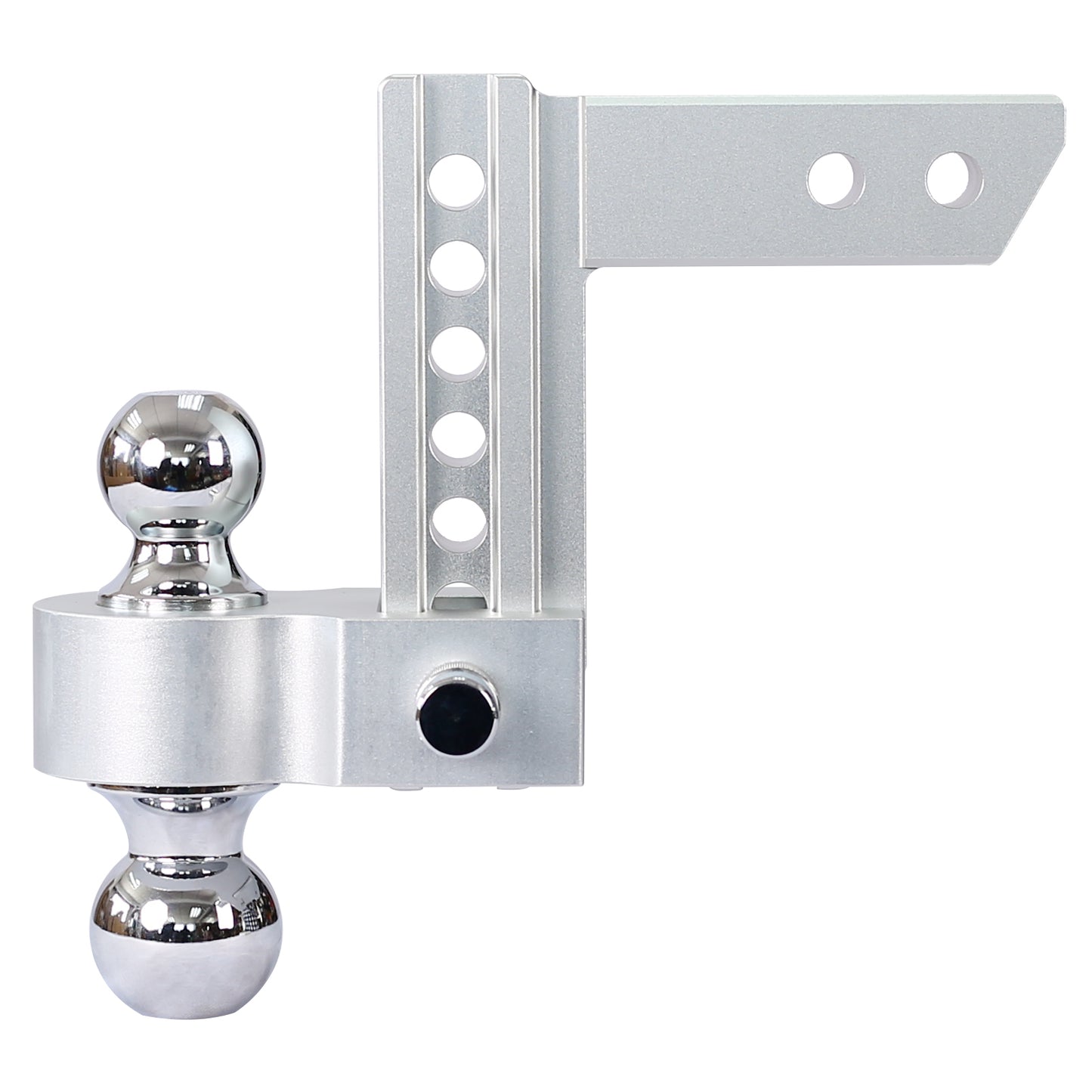 Adjustable Dual Ball Mount Trailer Hitch with 6 Drop and Rise