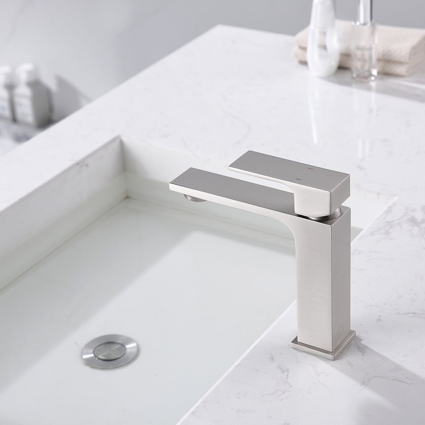 Elevate Your Bathroom with the Brushed Nickel Single Handle Lavatory Faucet