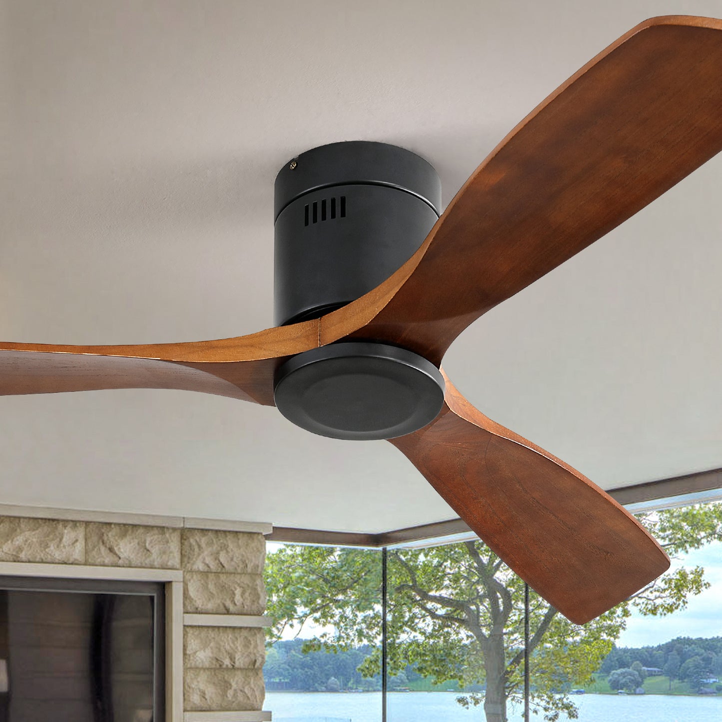 52 Noiseless Reversible Motor Ceiling Fan With Remote Control