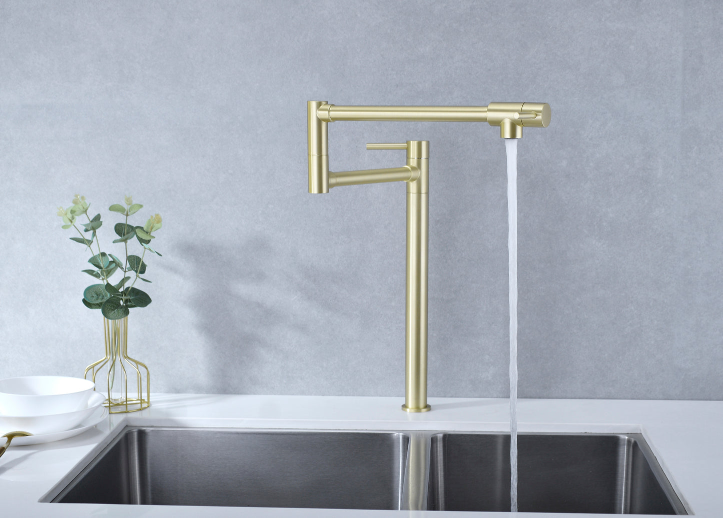 Pot Filler Faucet with Extension Shank